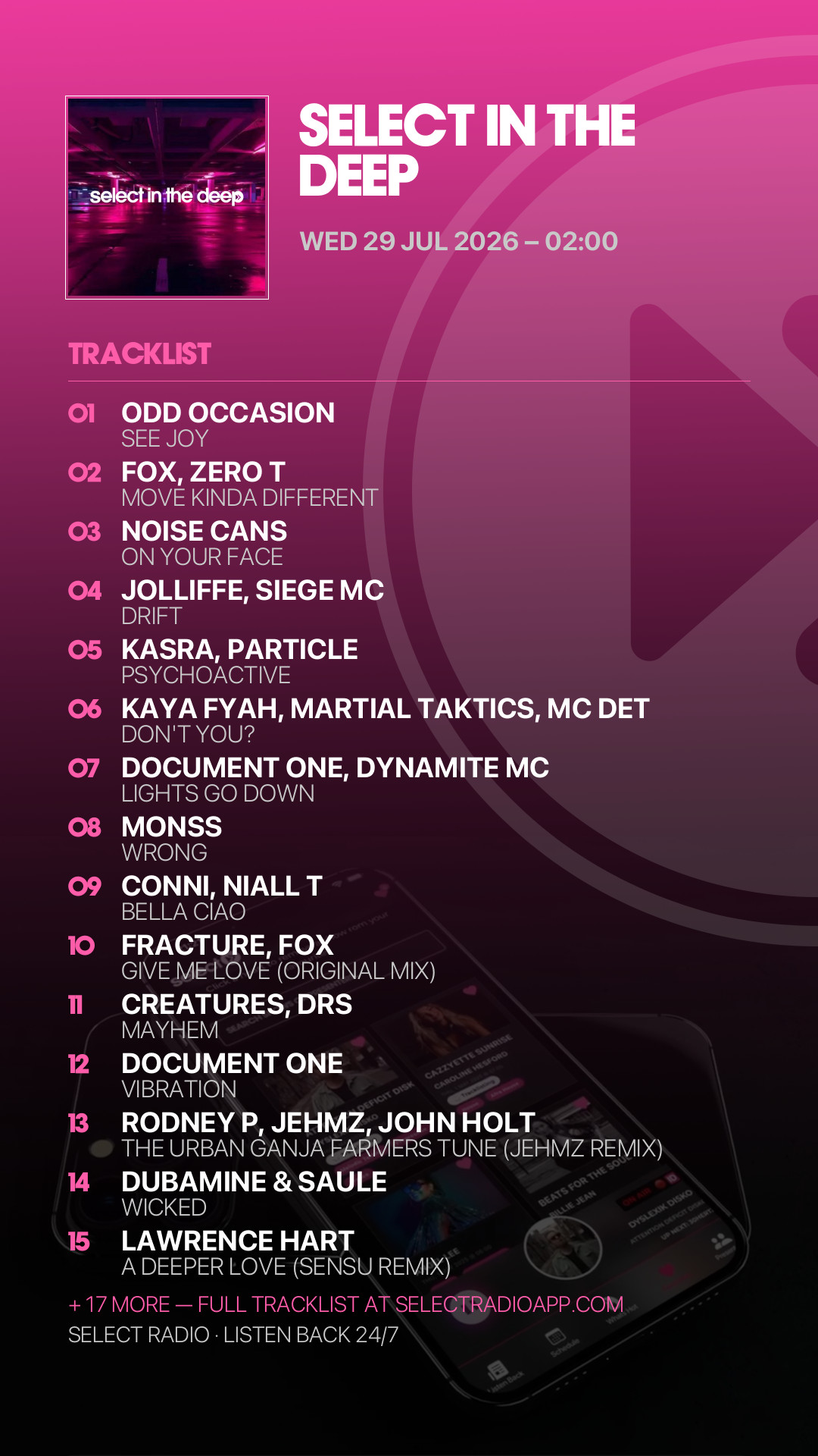Tracklist Story Preview