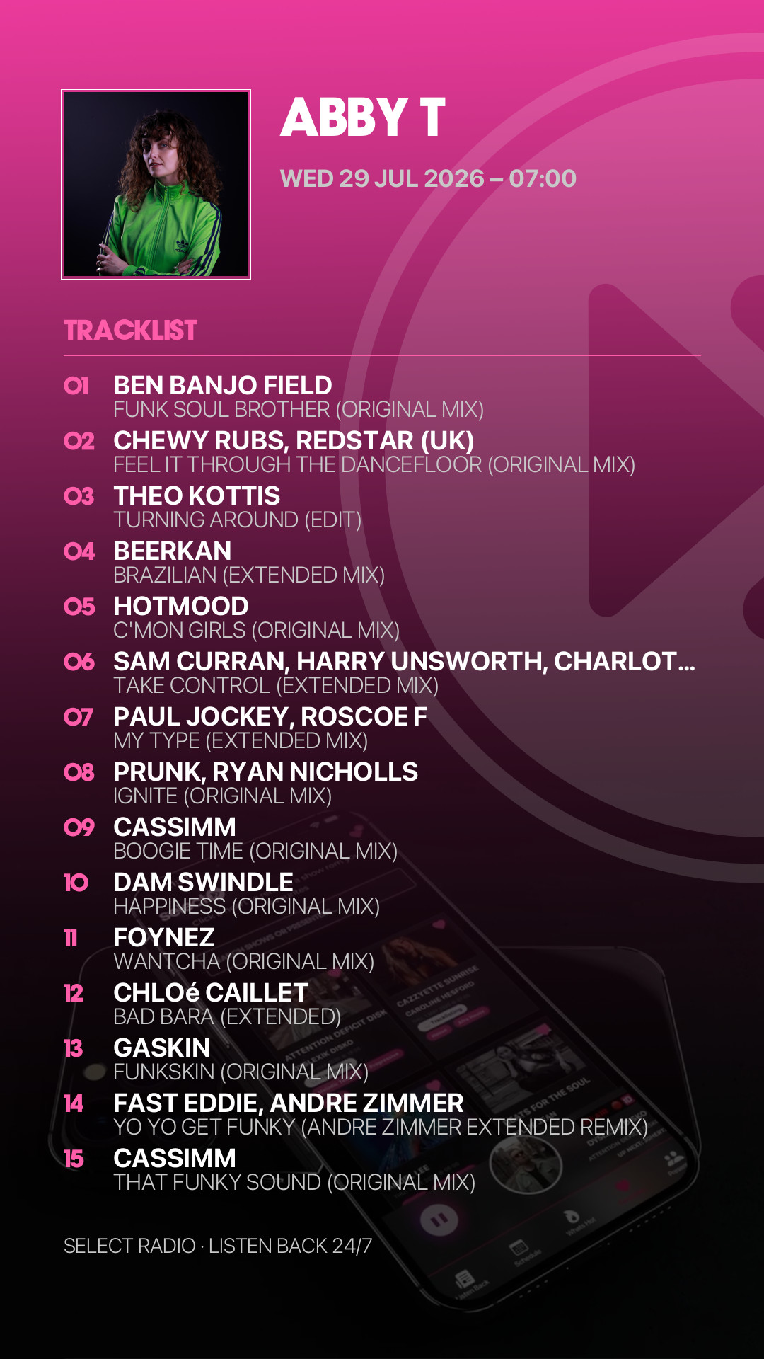 Tracklist Story Preview