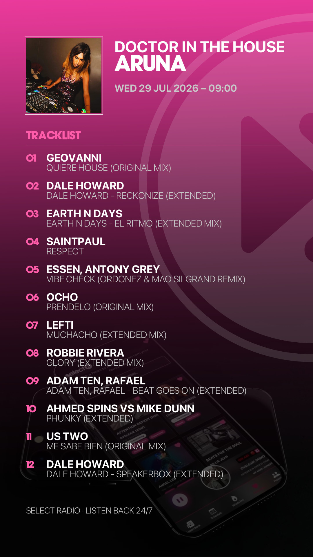 Tracklist Story Preview