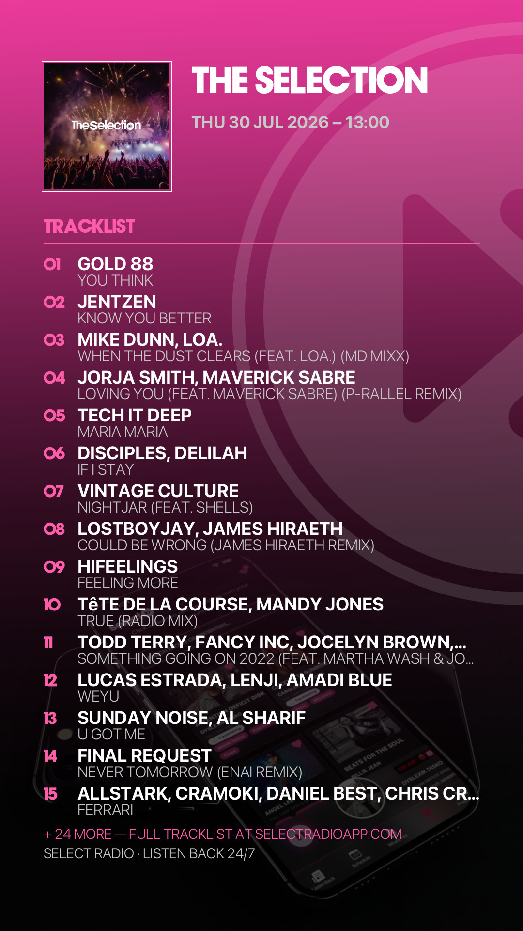 Tracklist Story Preview