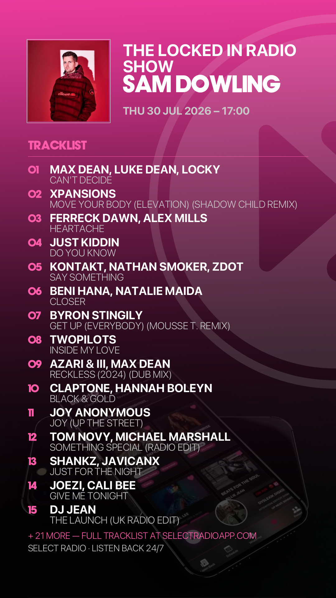 Tracklist Story Preview