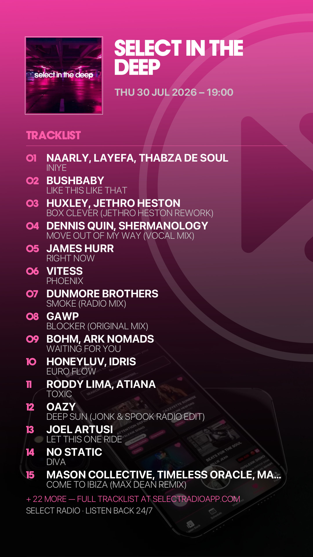 Tracklist Story Preview