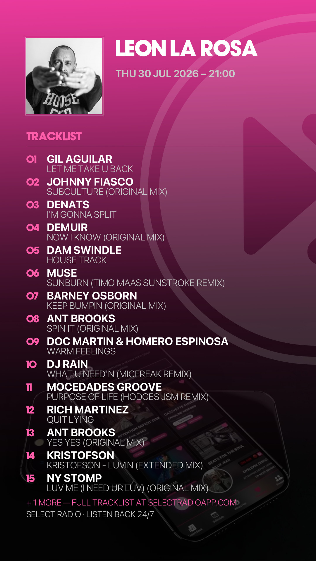 Tracklist Story Preview