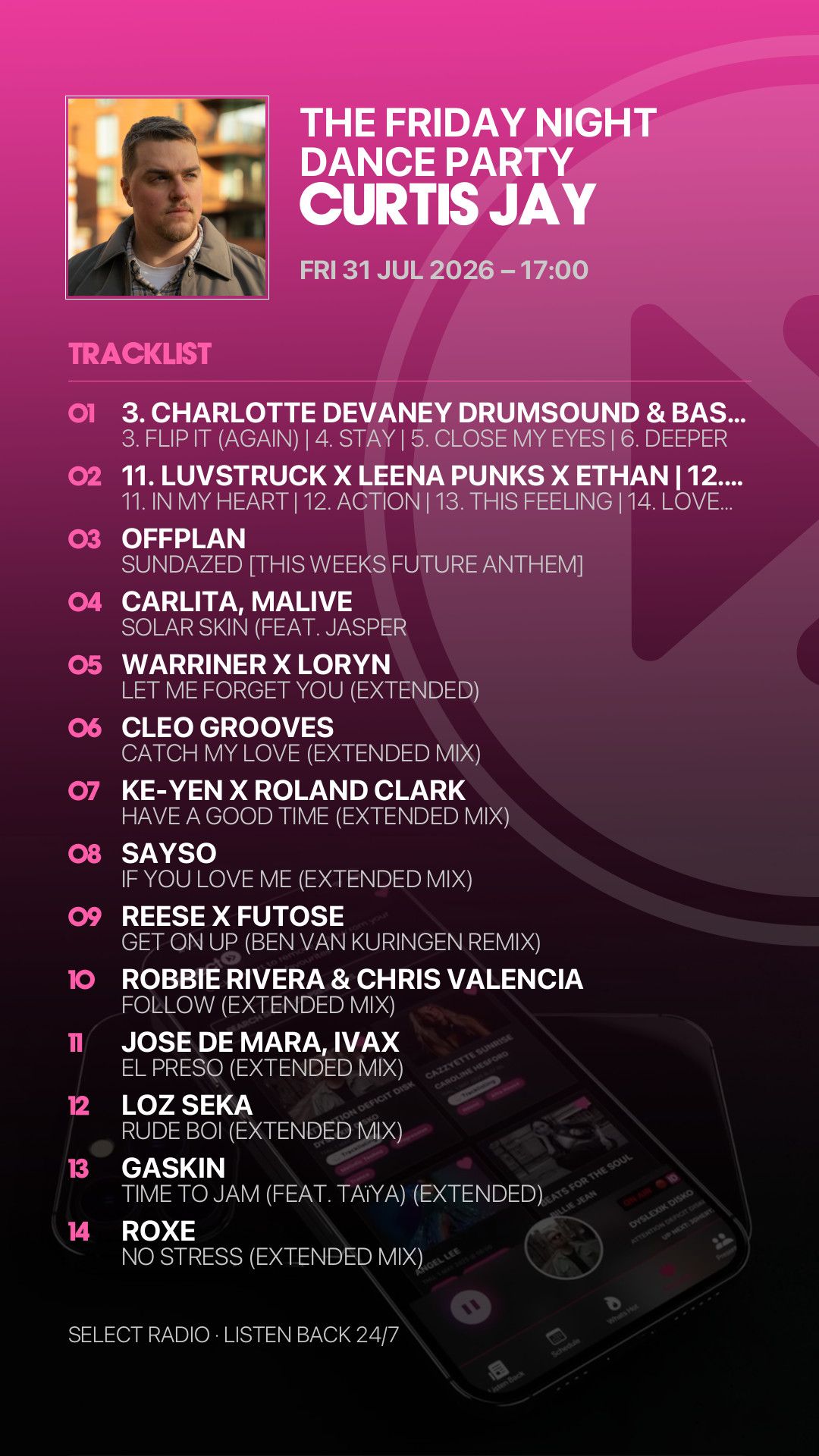 Tracklist Story Preview