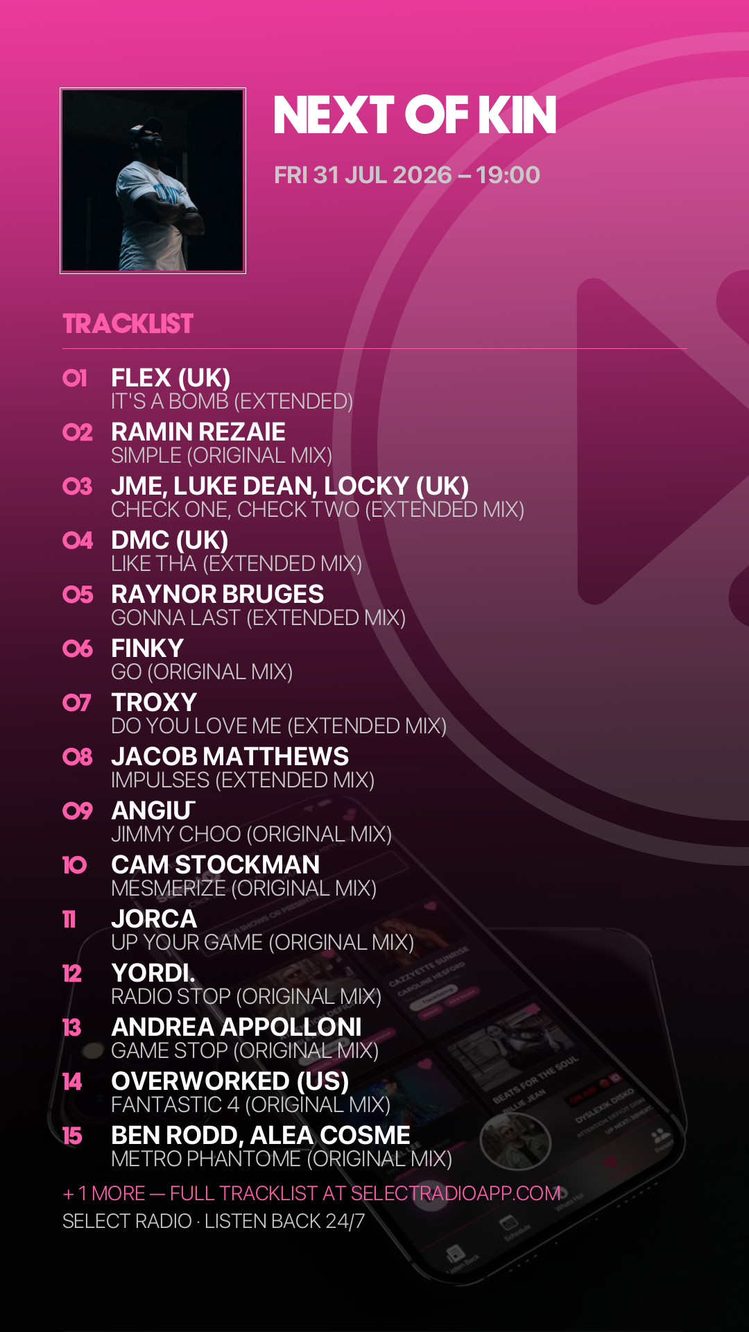 Tracklist Story Preview