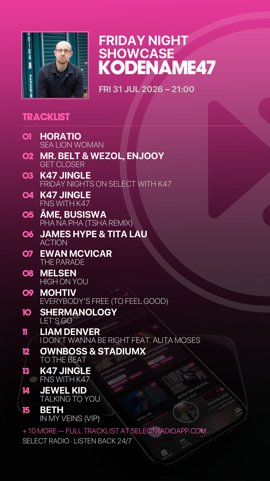 Tracklist Story Preview