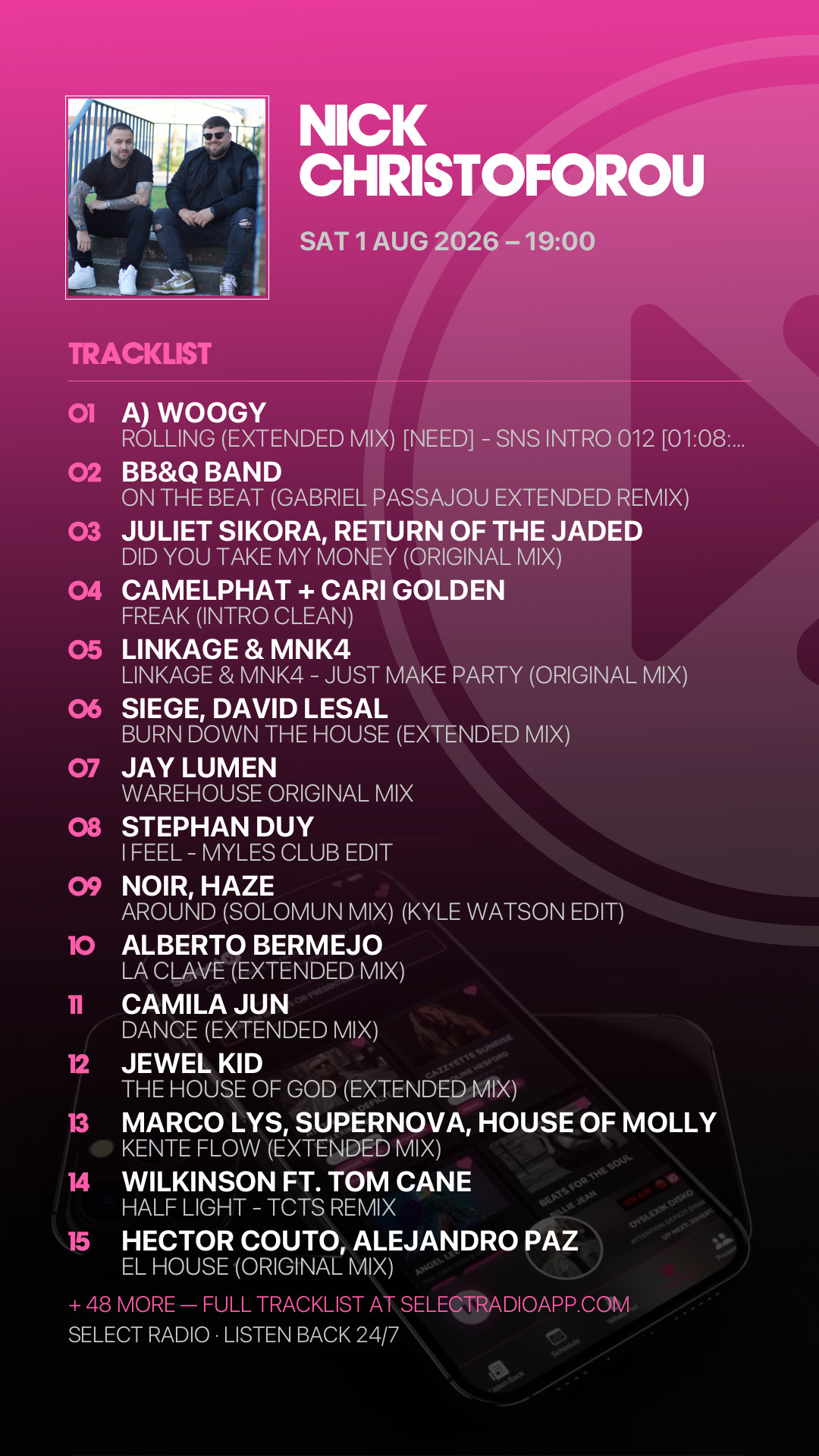 Tracklist Story Preview