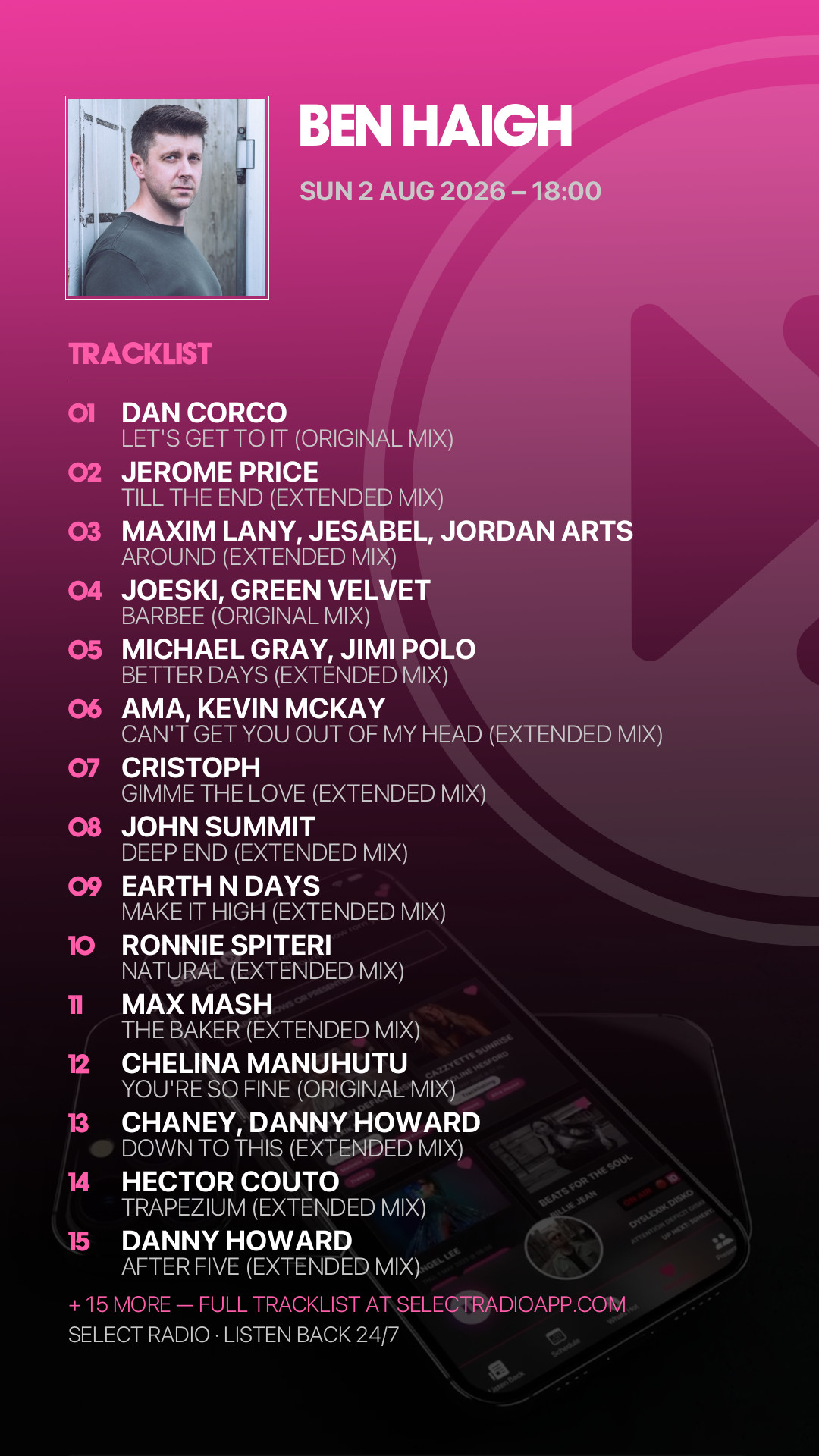 Tracklist Story Preview