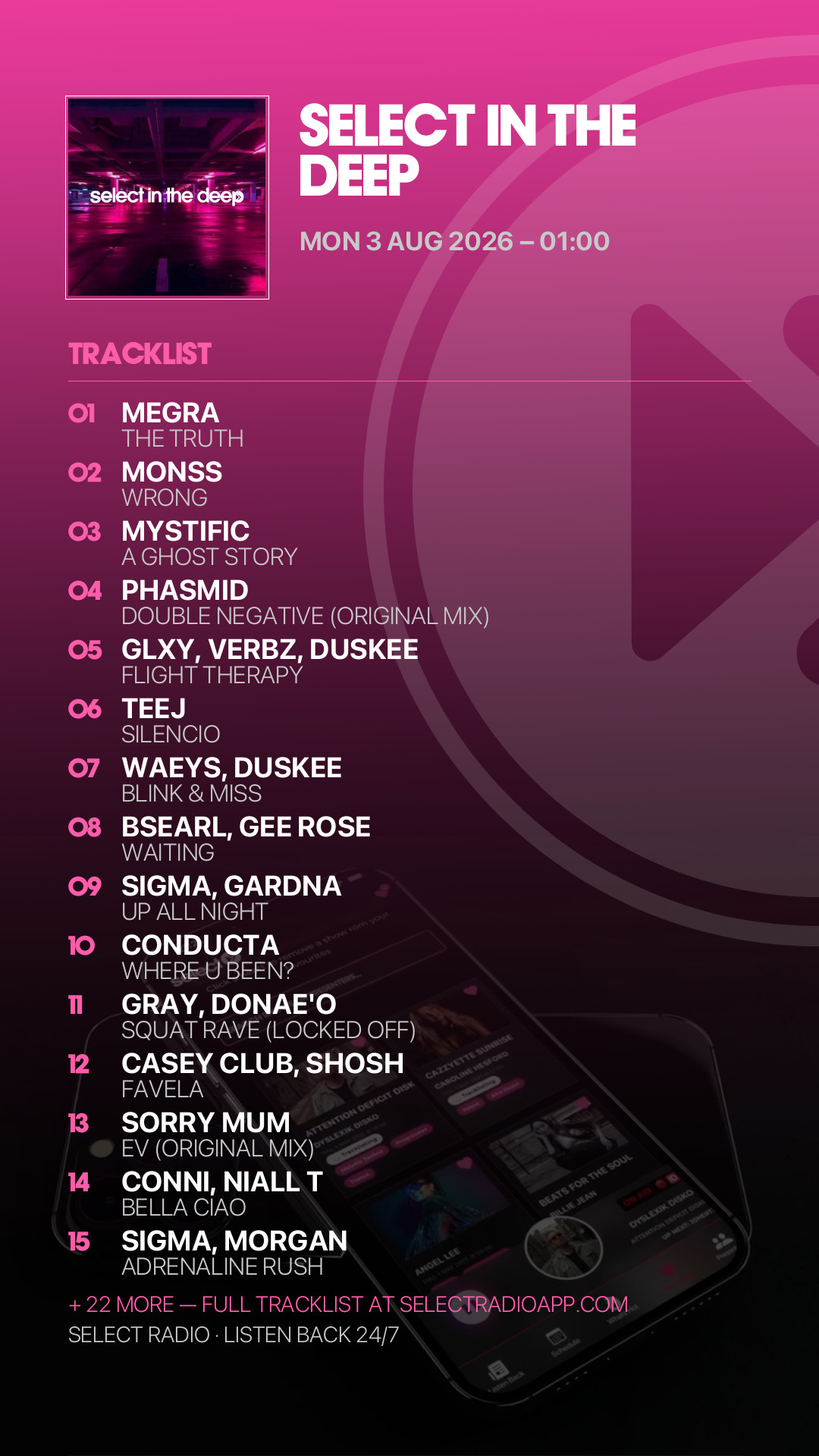 Tracklist Story Preview
