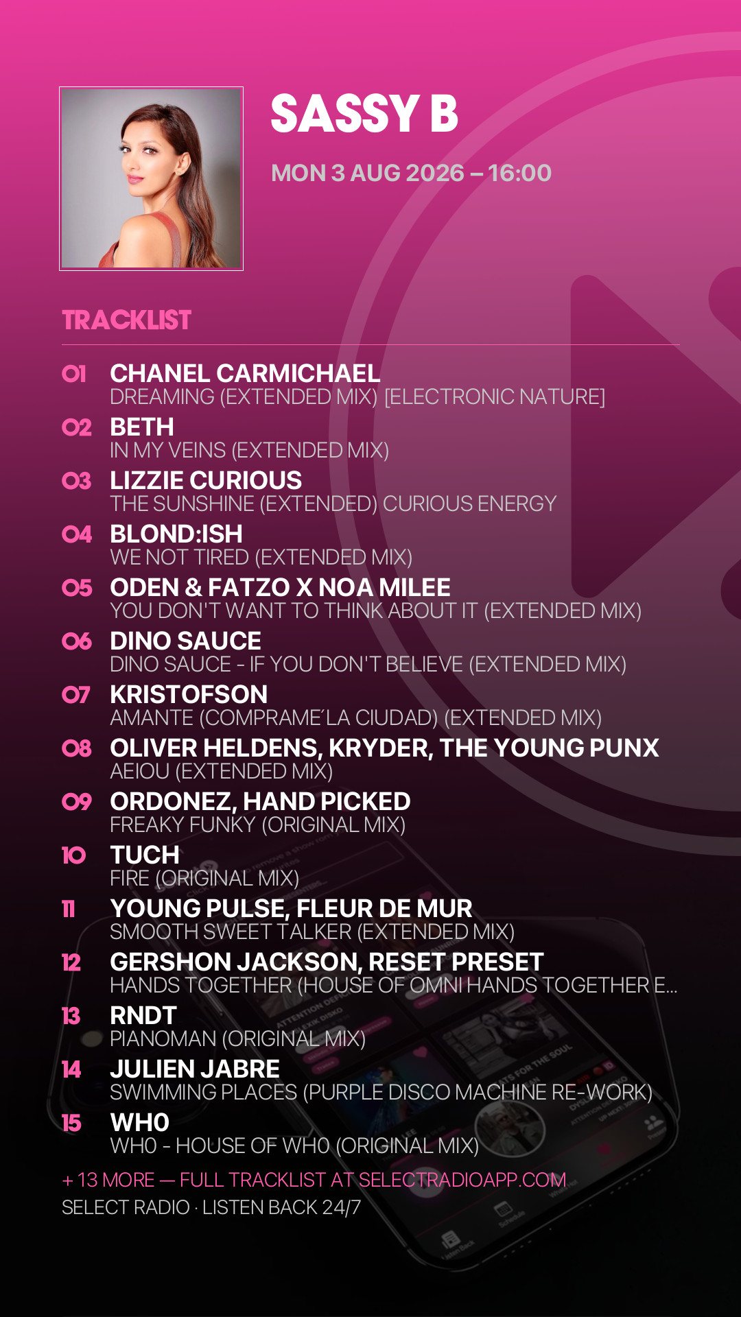Tracklist Story Preview