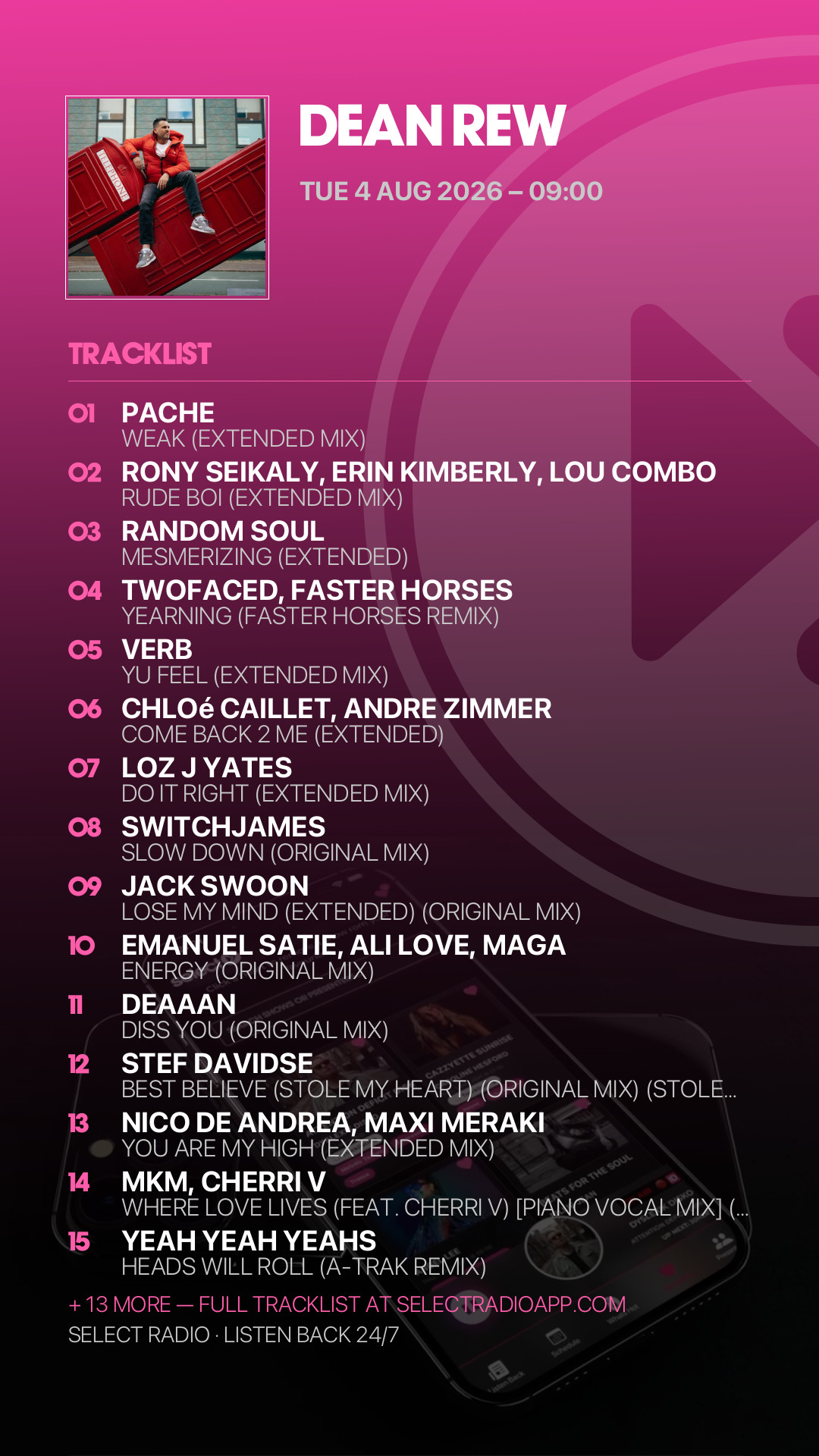 Tracklist Story Preview
