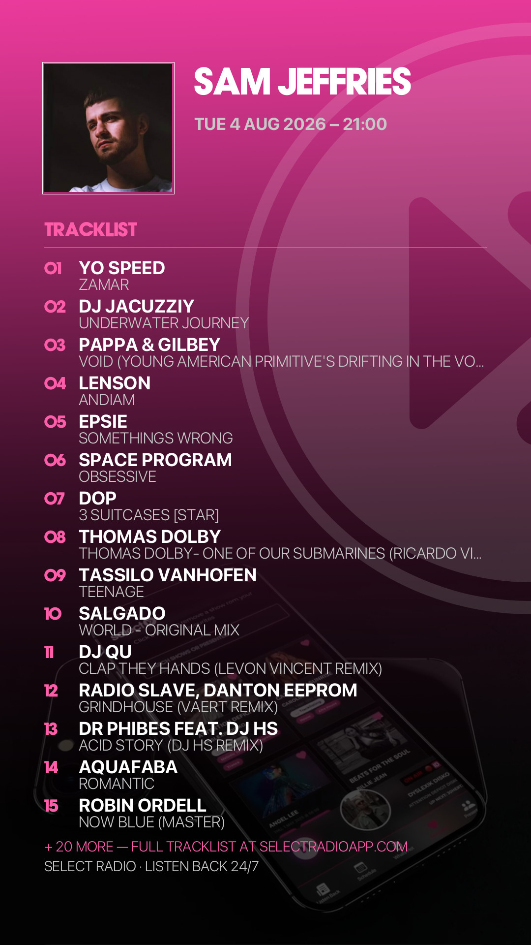 Tracklist Story Preview