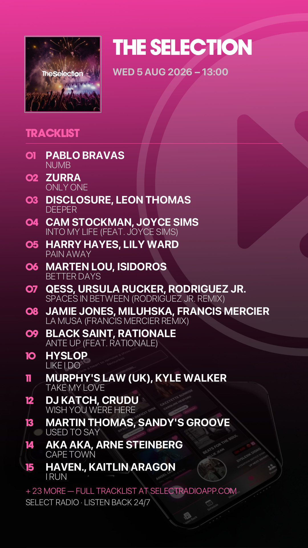 Tracklist Story Preview