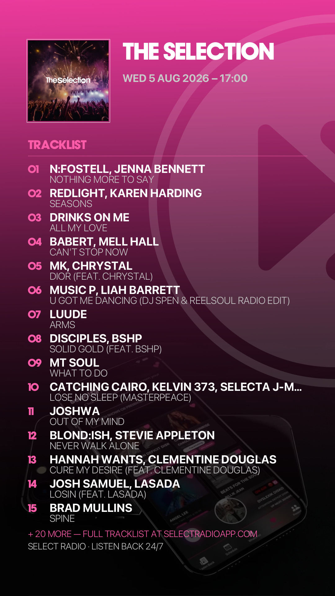 Tracklist Story Preview