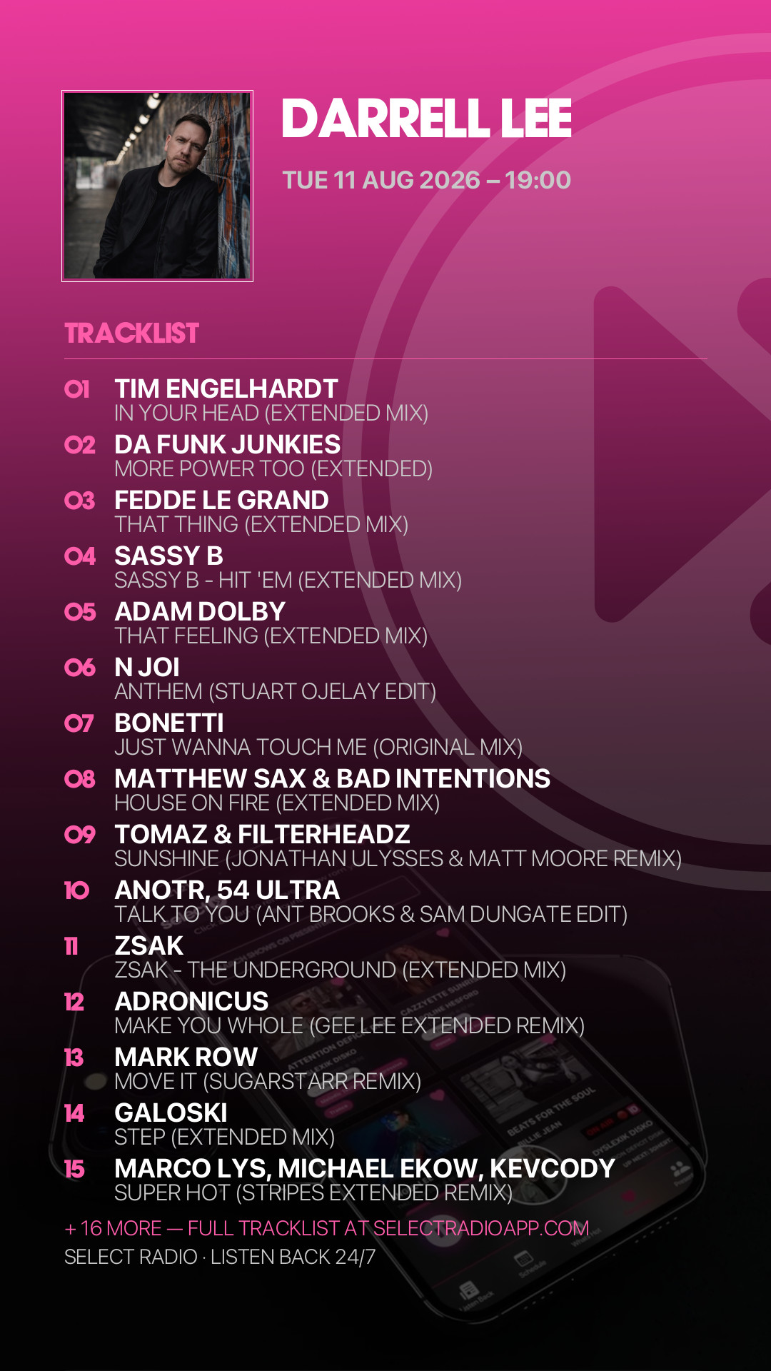 Tracklist Story Preview