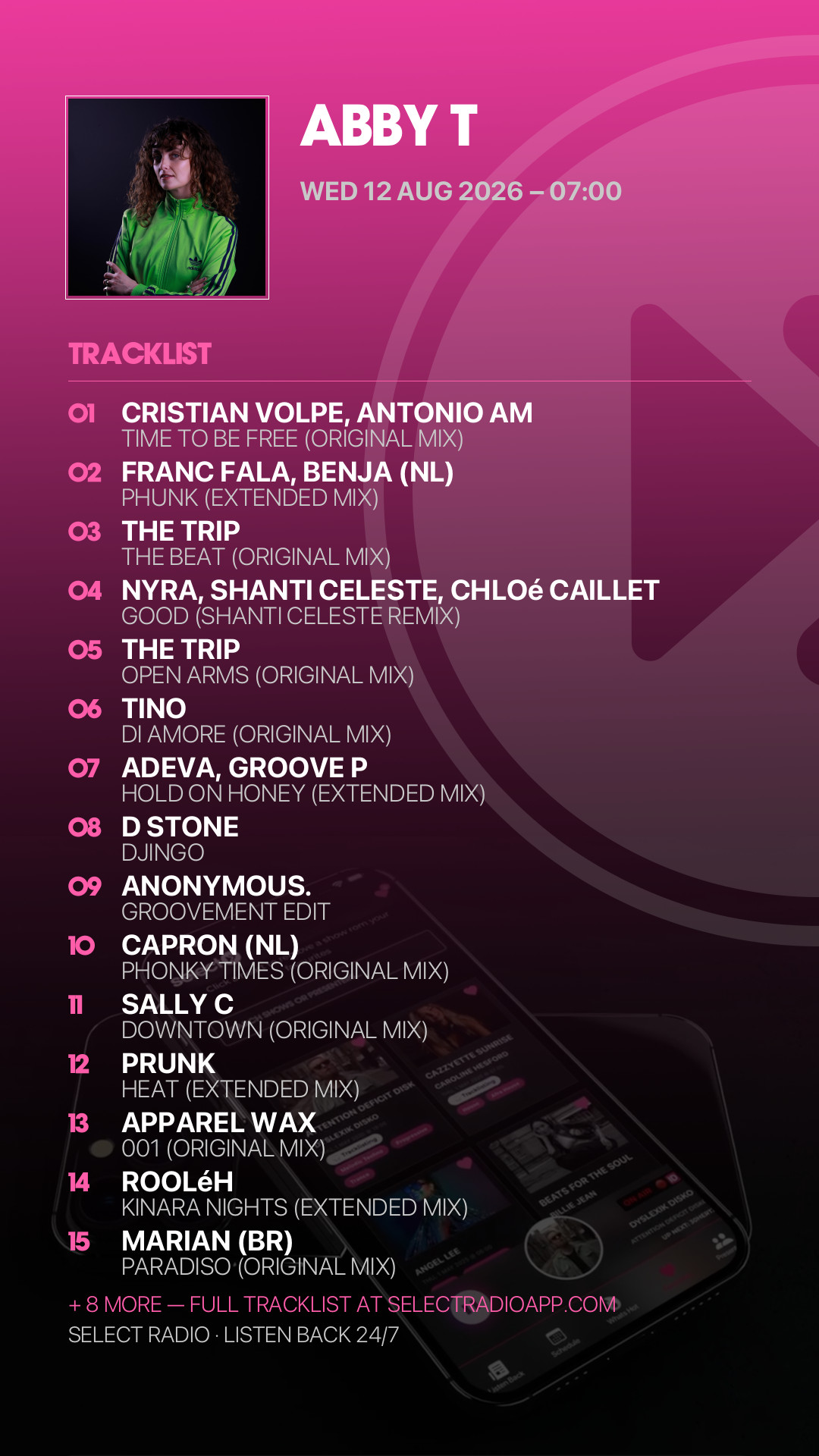 Tracklist Story Preview