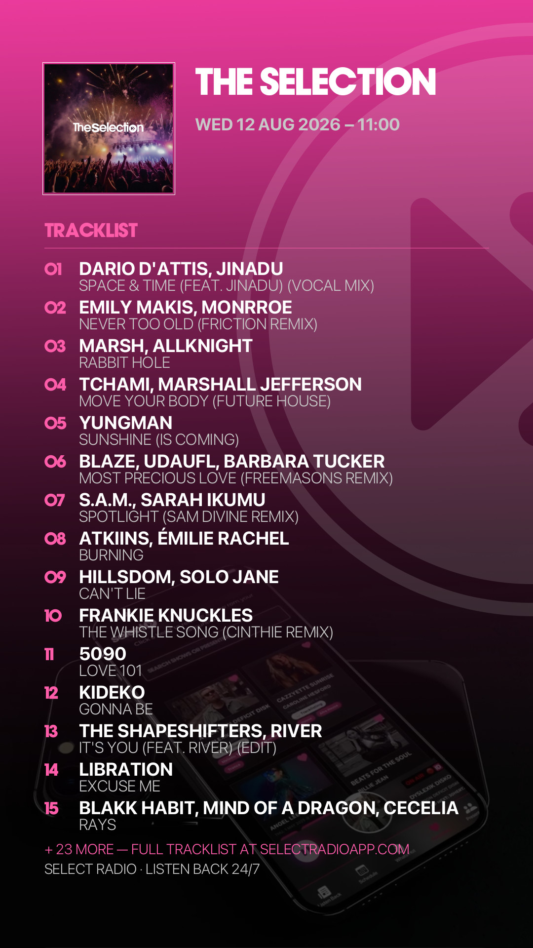 Tracklist Story Preview