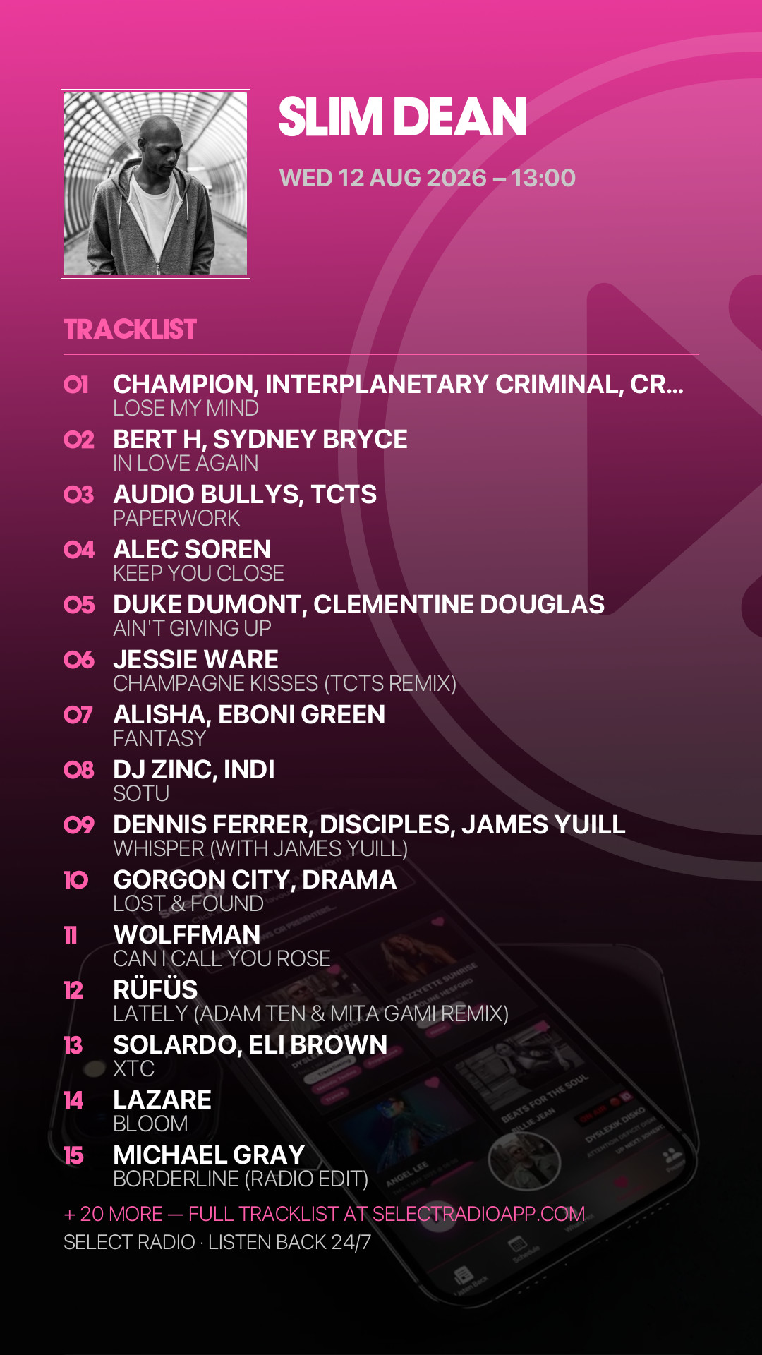 Tracklist Story Preview