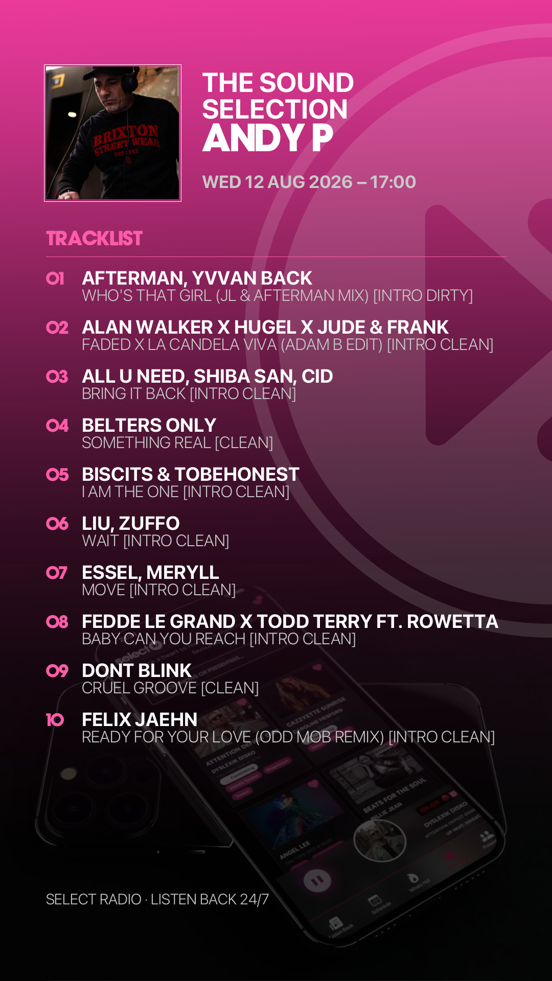 Tracklist Story Preview