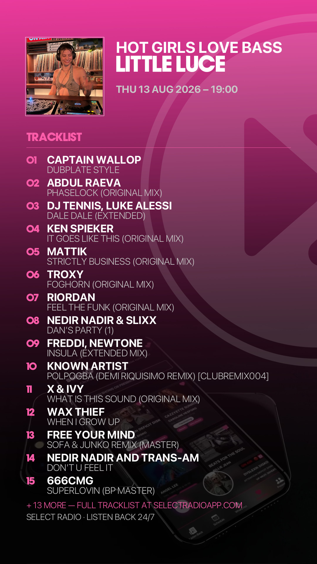 Tracklist Story Preview