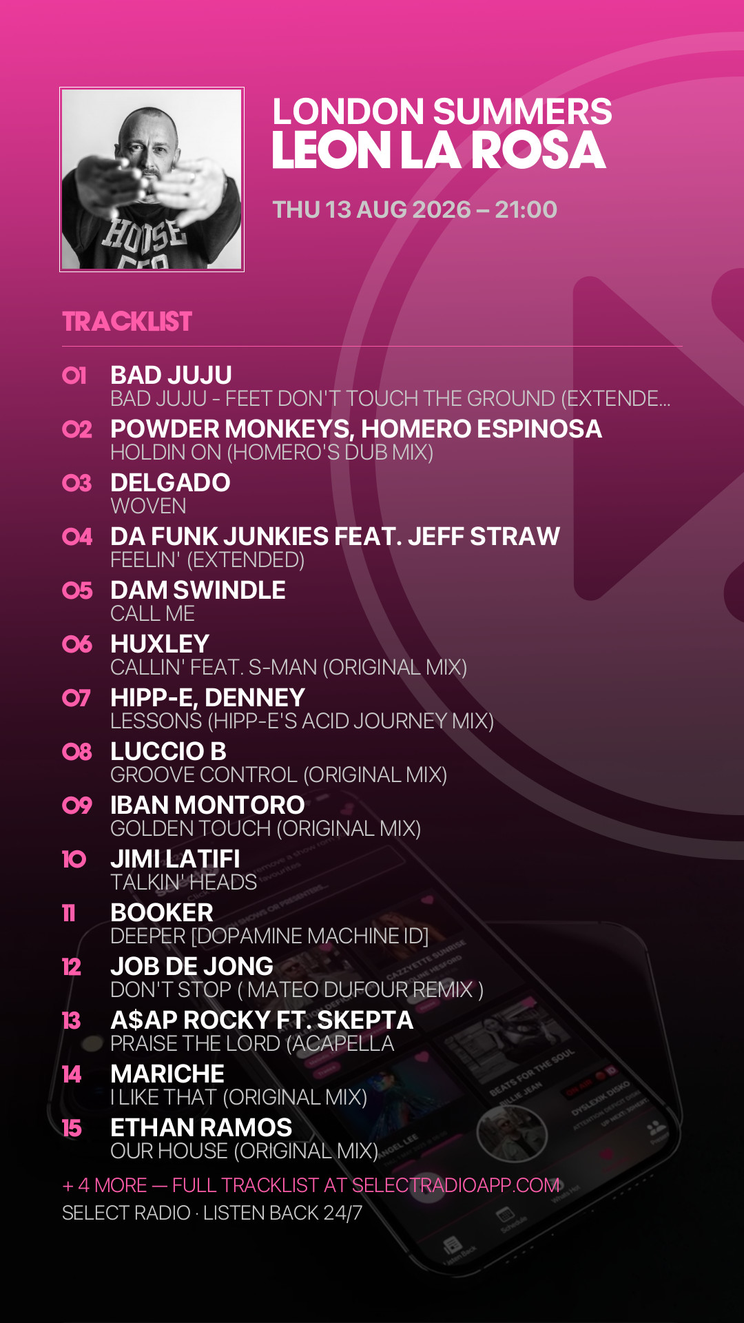 Tracklist Story Preview