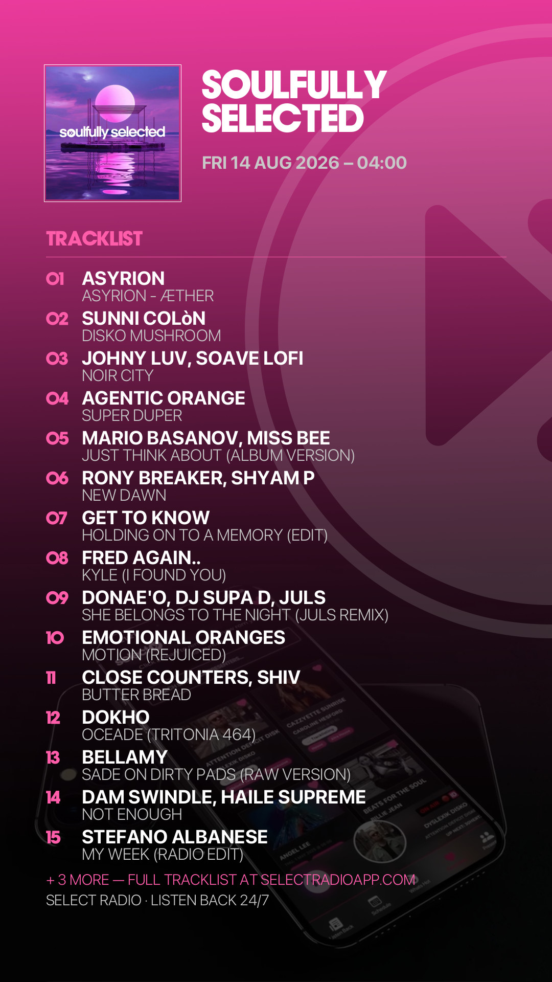 Tracklist Story Preview