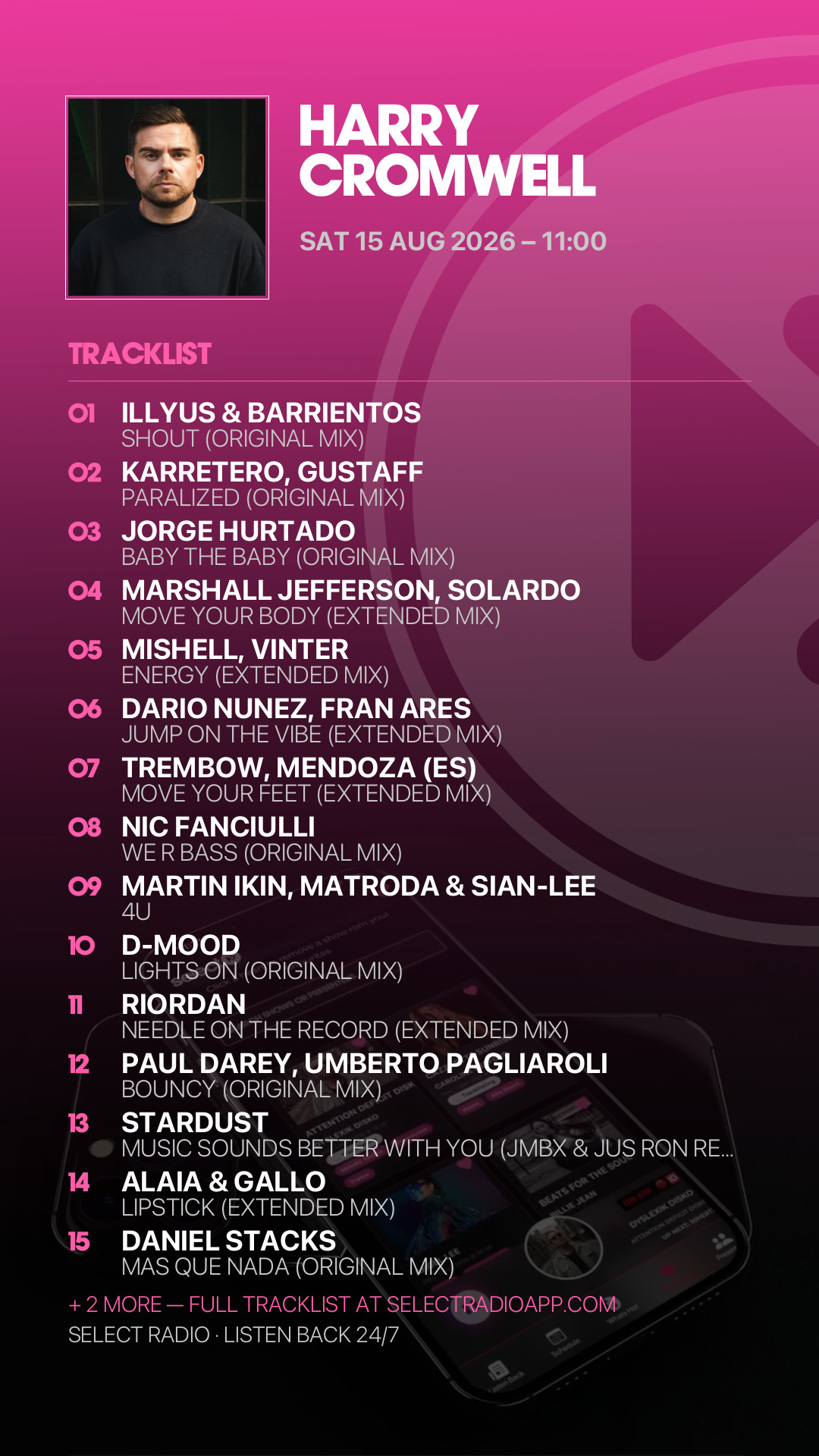 Tracklist Story Preview