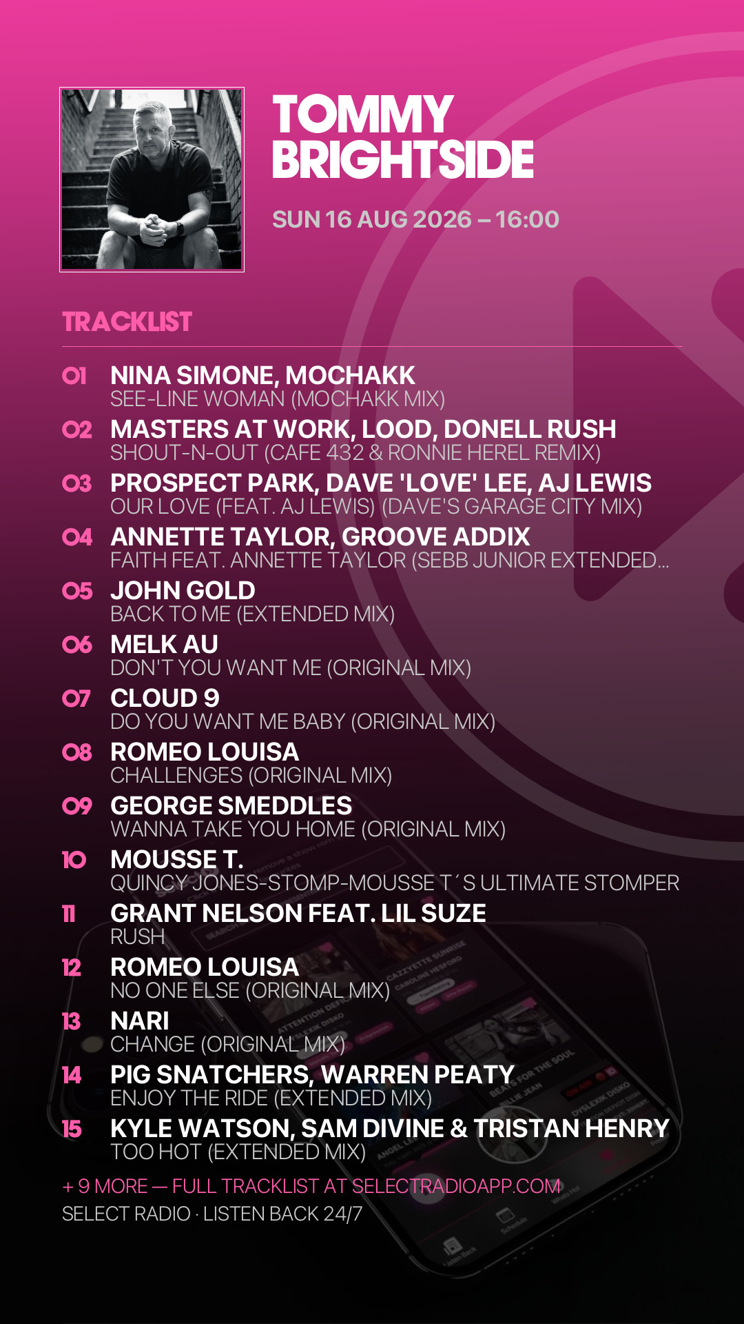 Tracklist Story Preview
