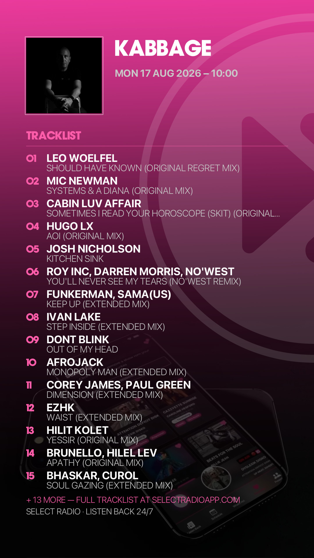Tracklist Story Preview