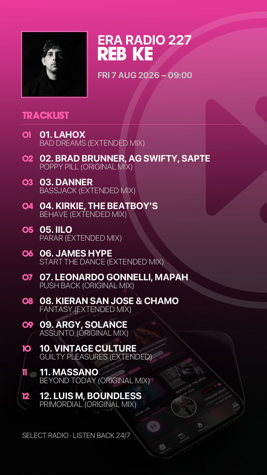 Tracklist Story Preview