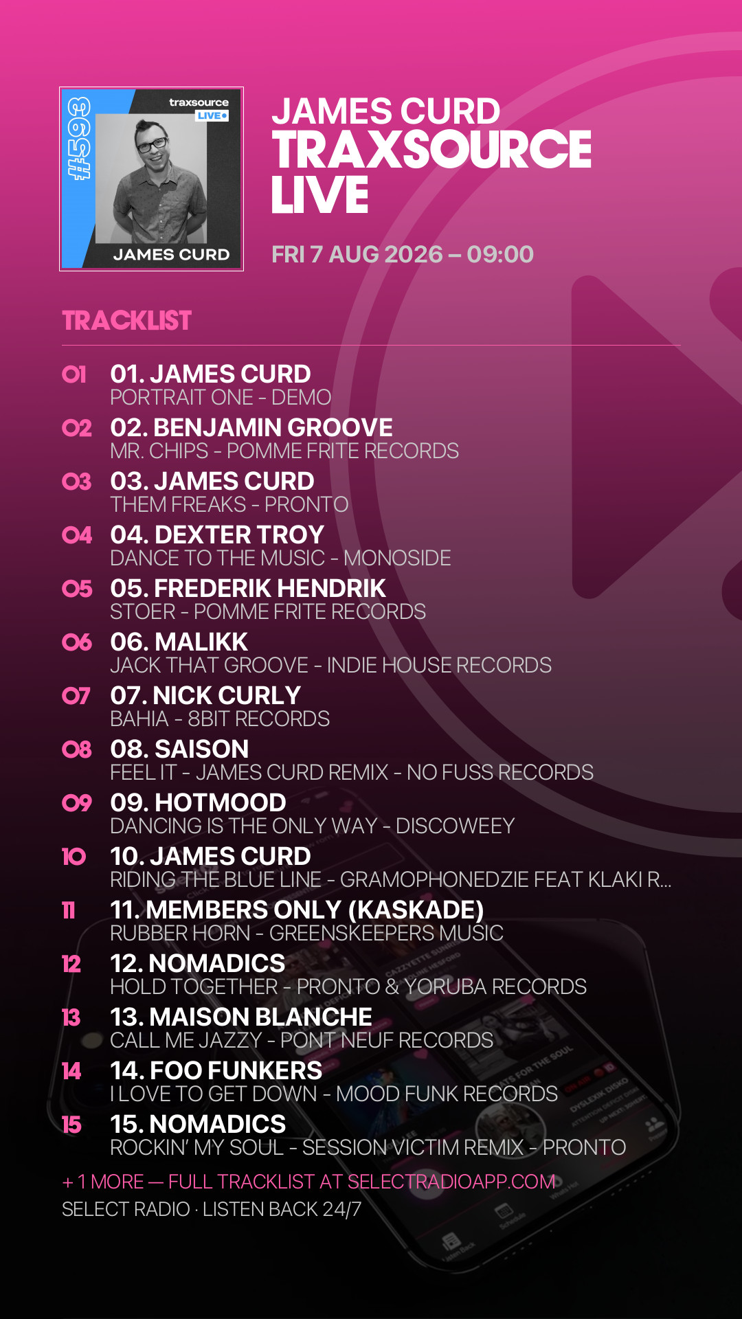 Tracklist Story Preview