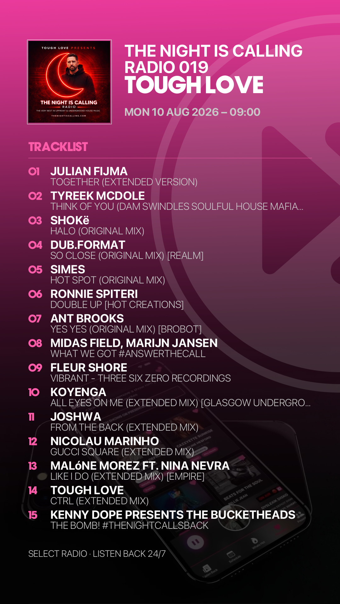 Tracklist Story Preview