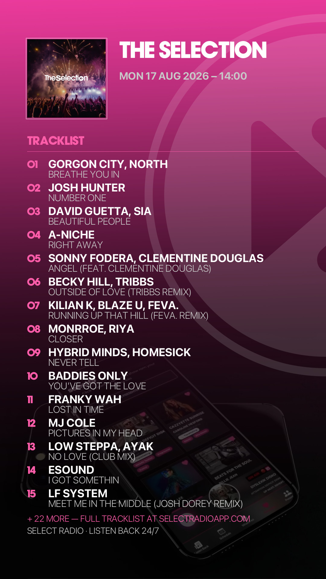 Tracklist Story Preview