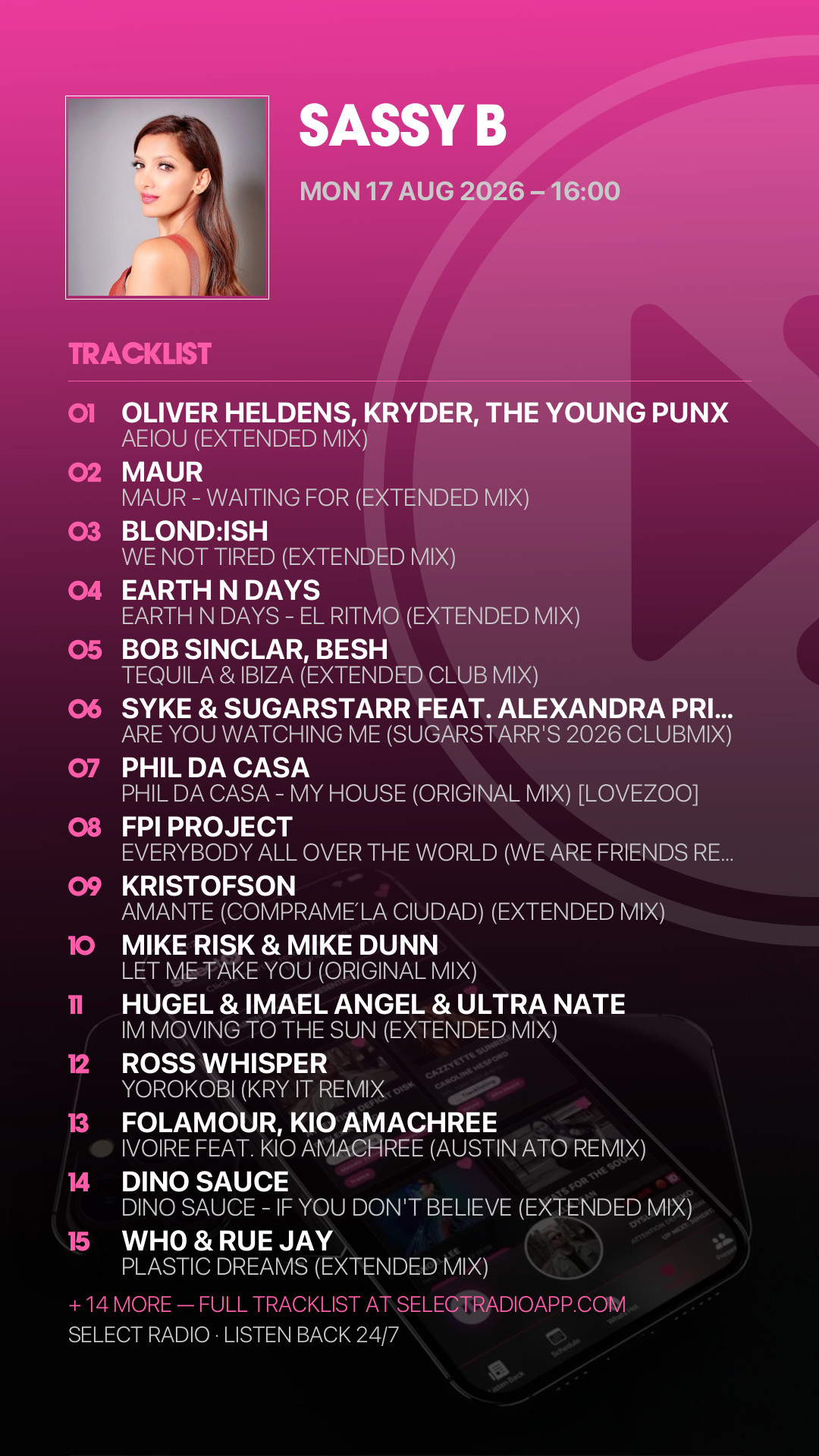 Tracklist Story Preview
