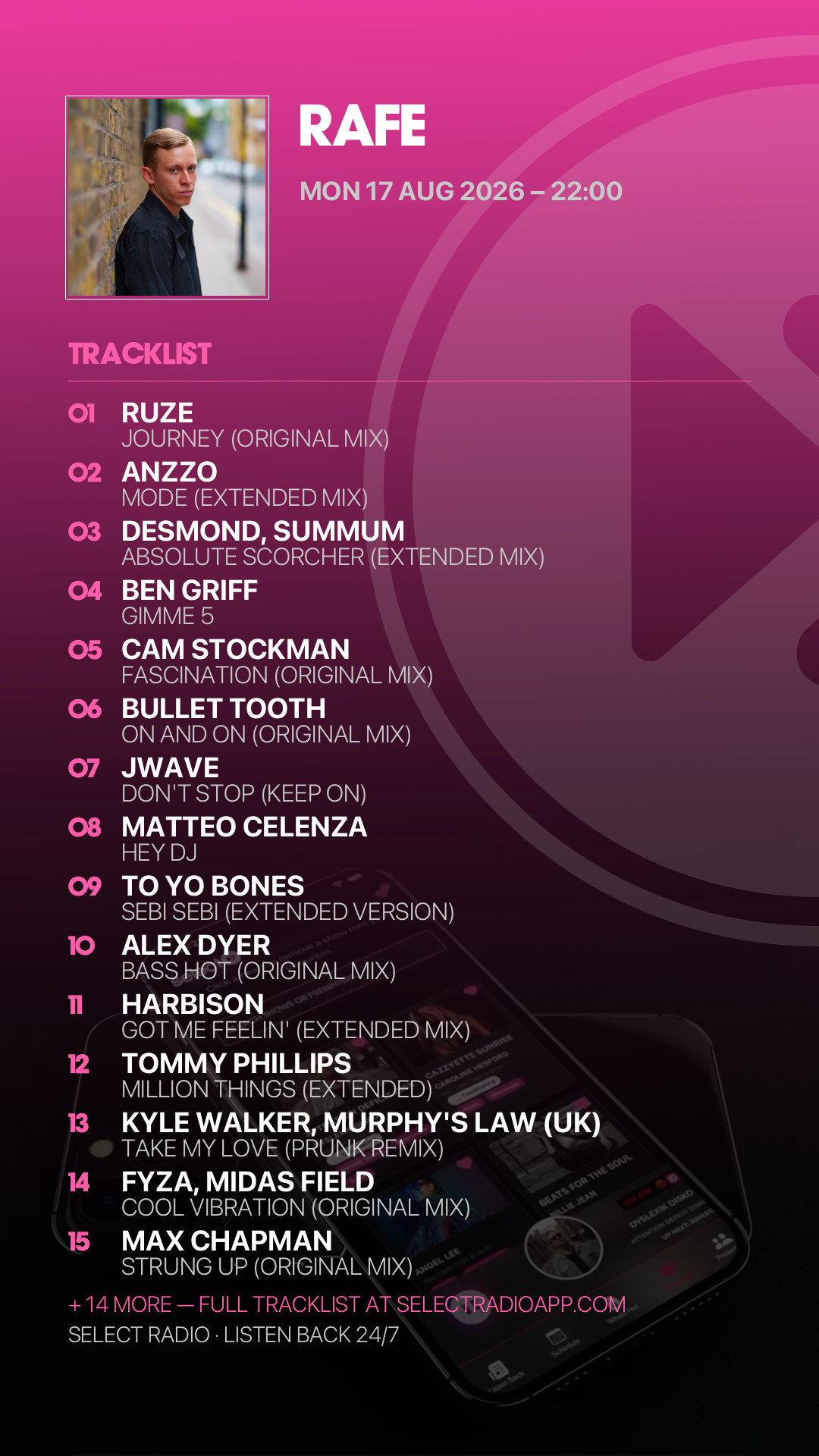 Tracklist Story Preview