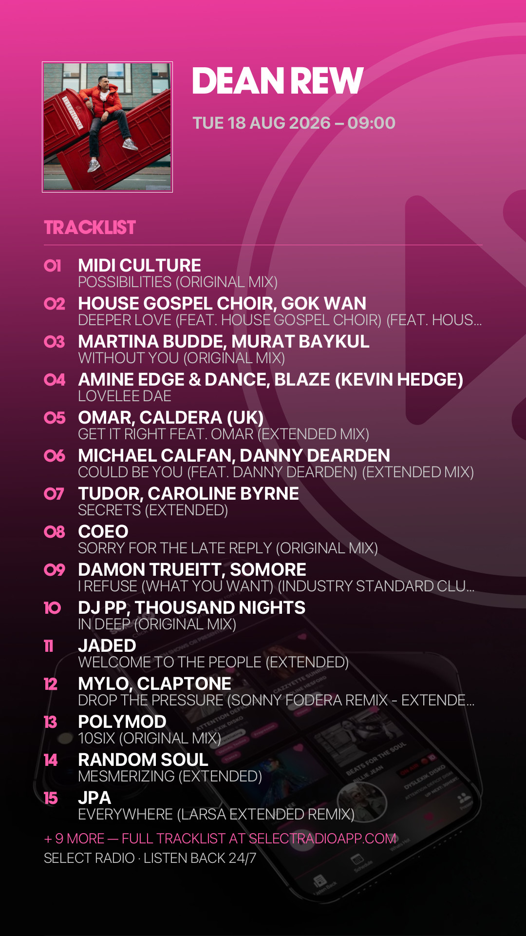 Tracklist Story Preview