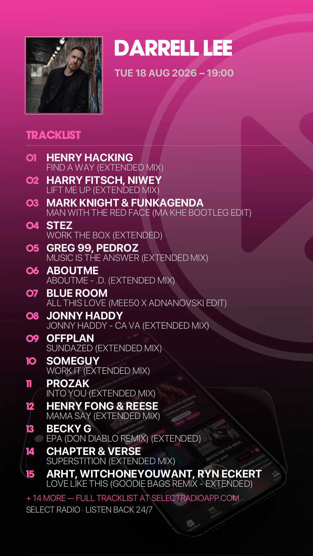 Tracklist Story Preview
