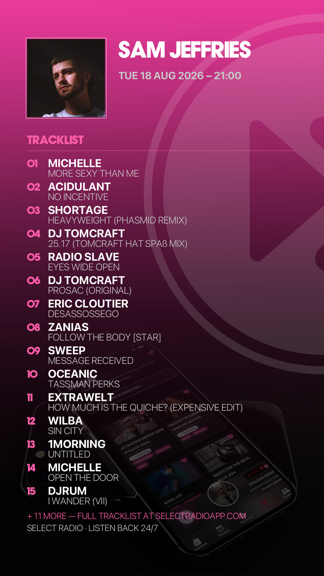 Tracklist Story Preview