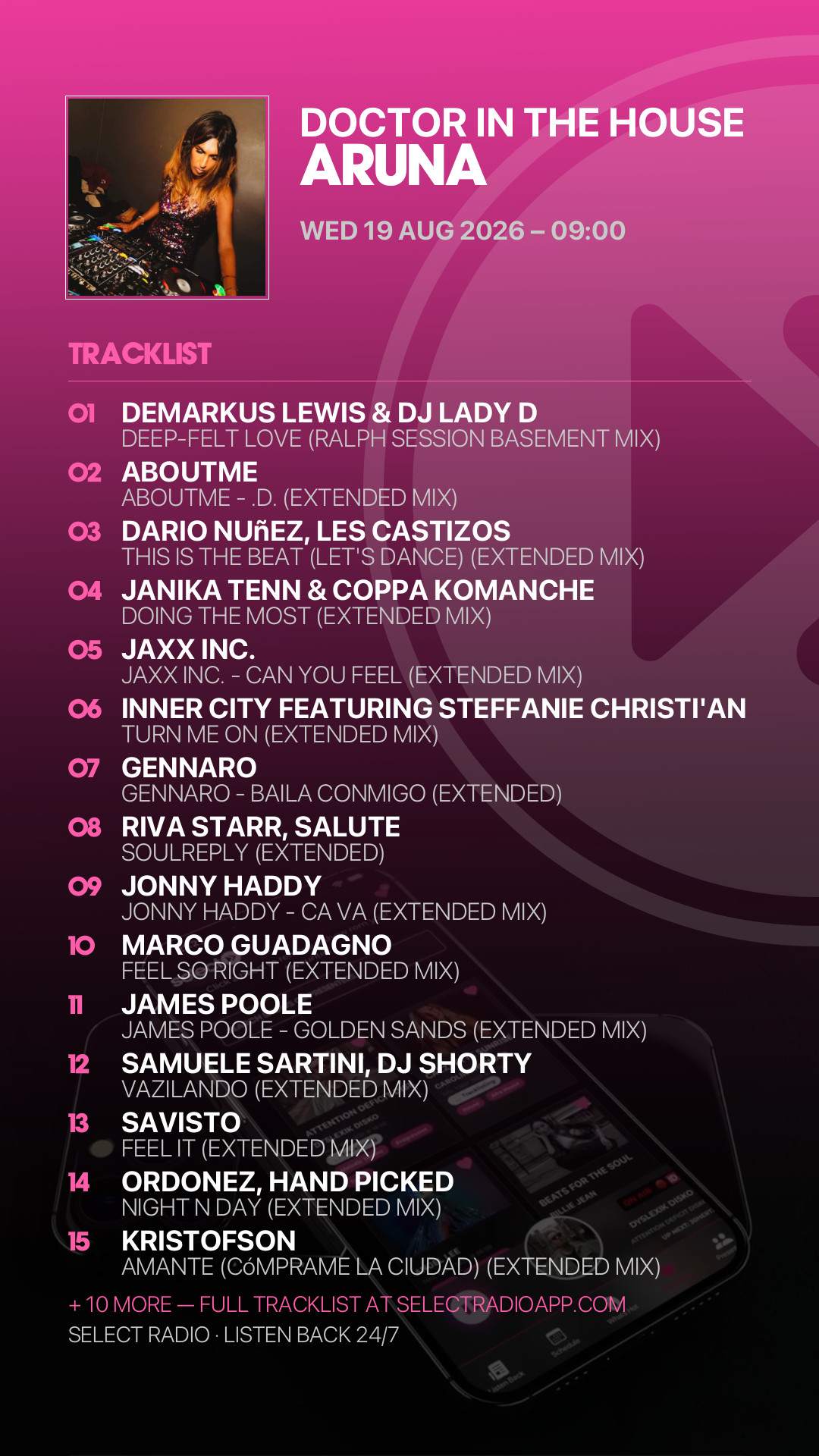 Tracklist Story Preview