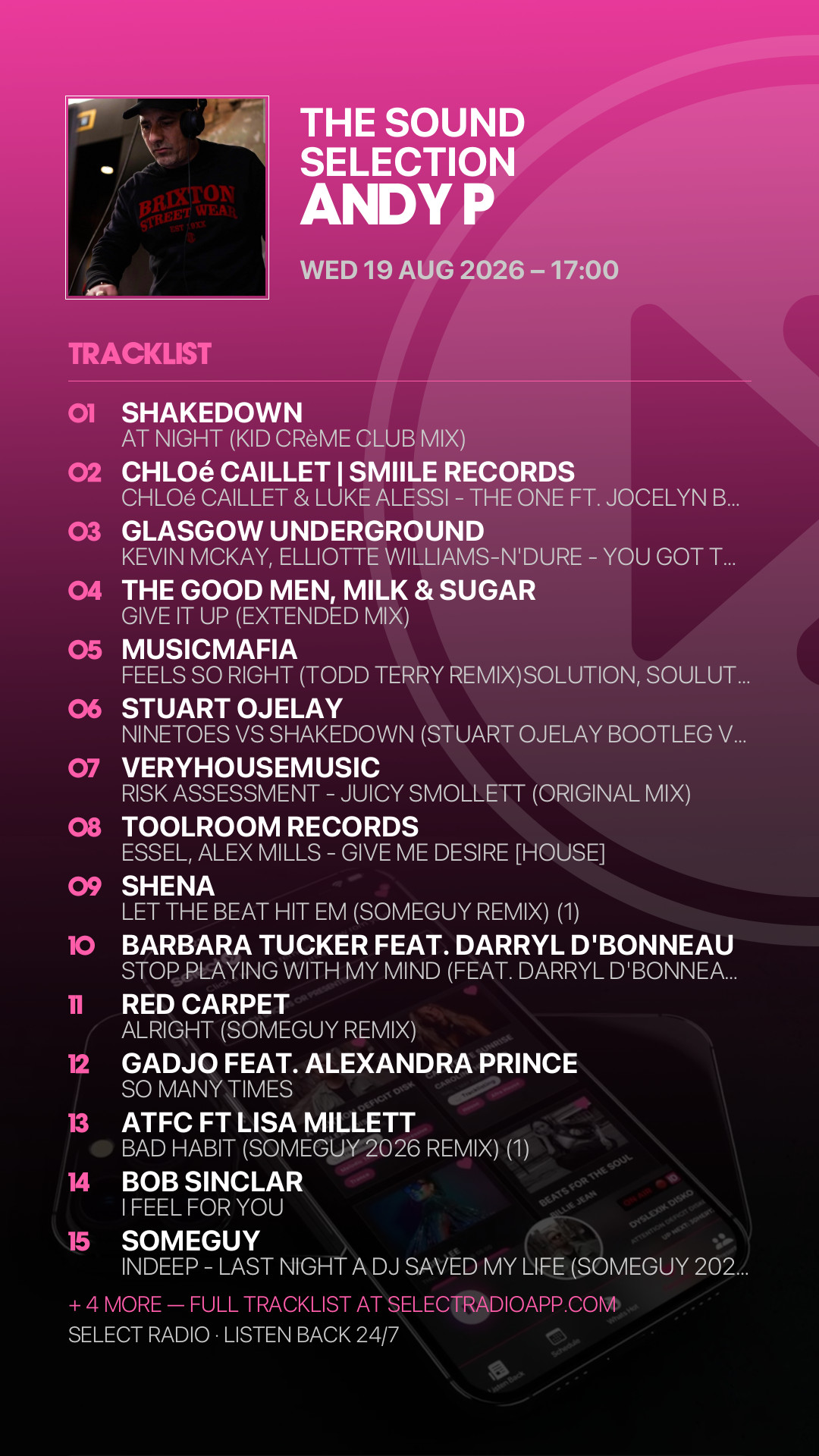 Tracklist Story Preview
