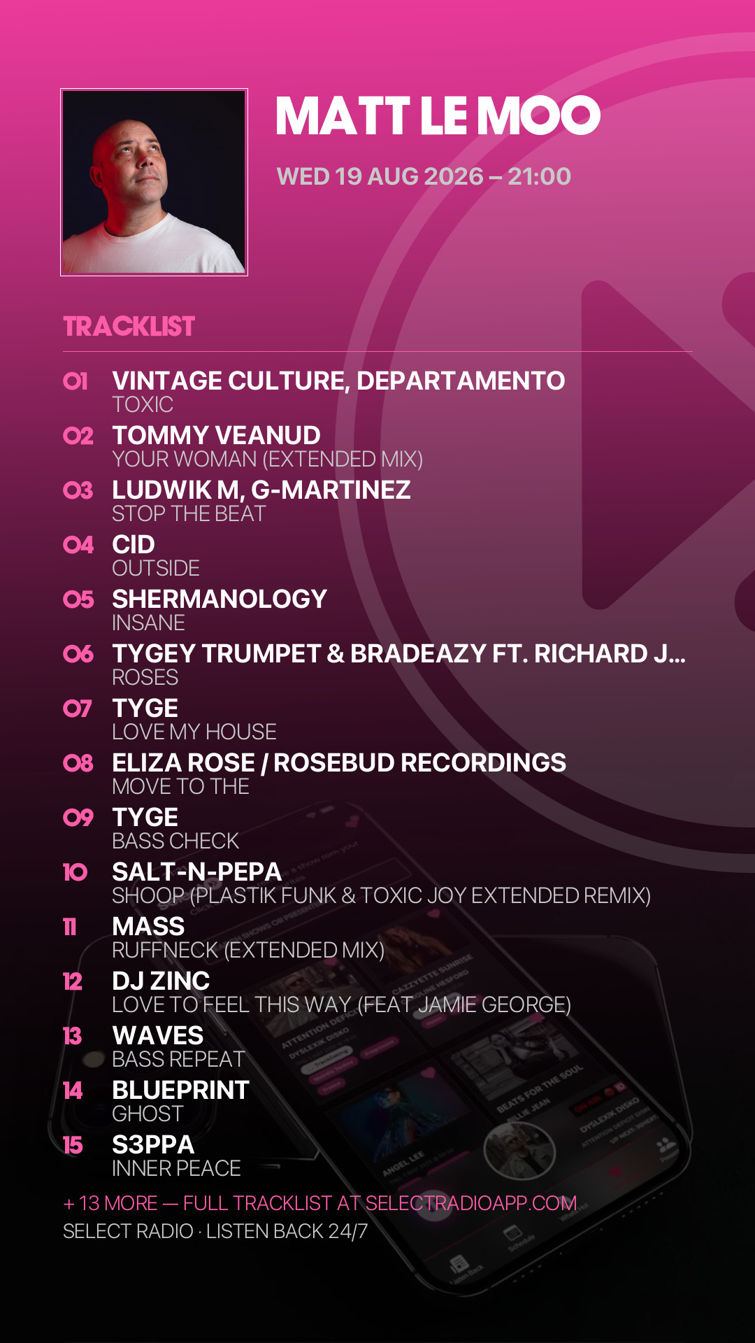Tracklist Story Preview