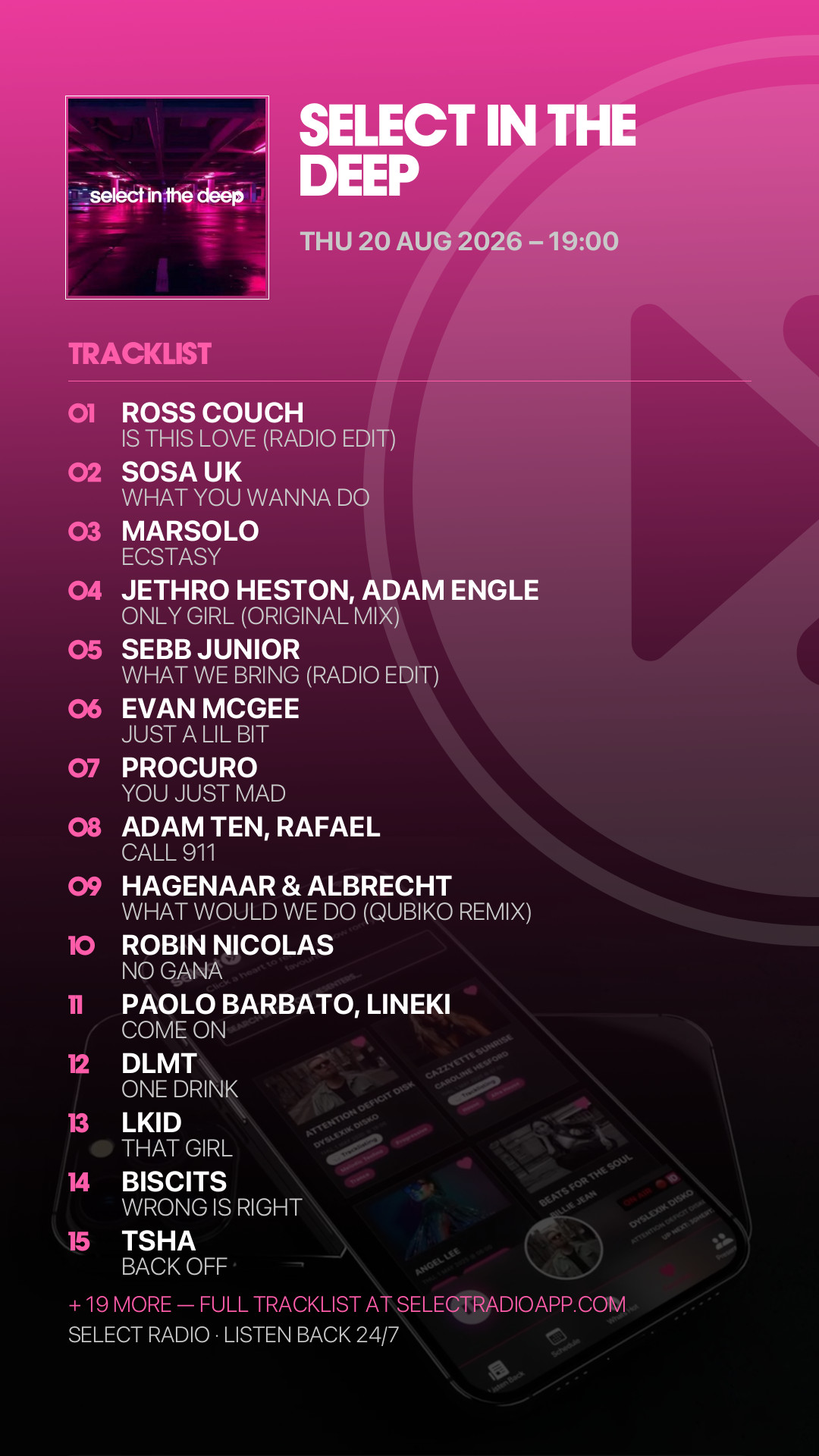 Tracklist Story Preview