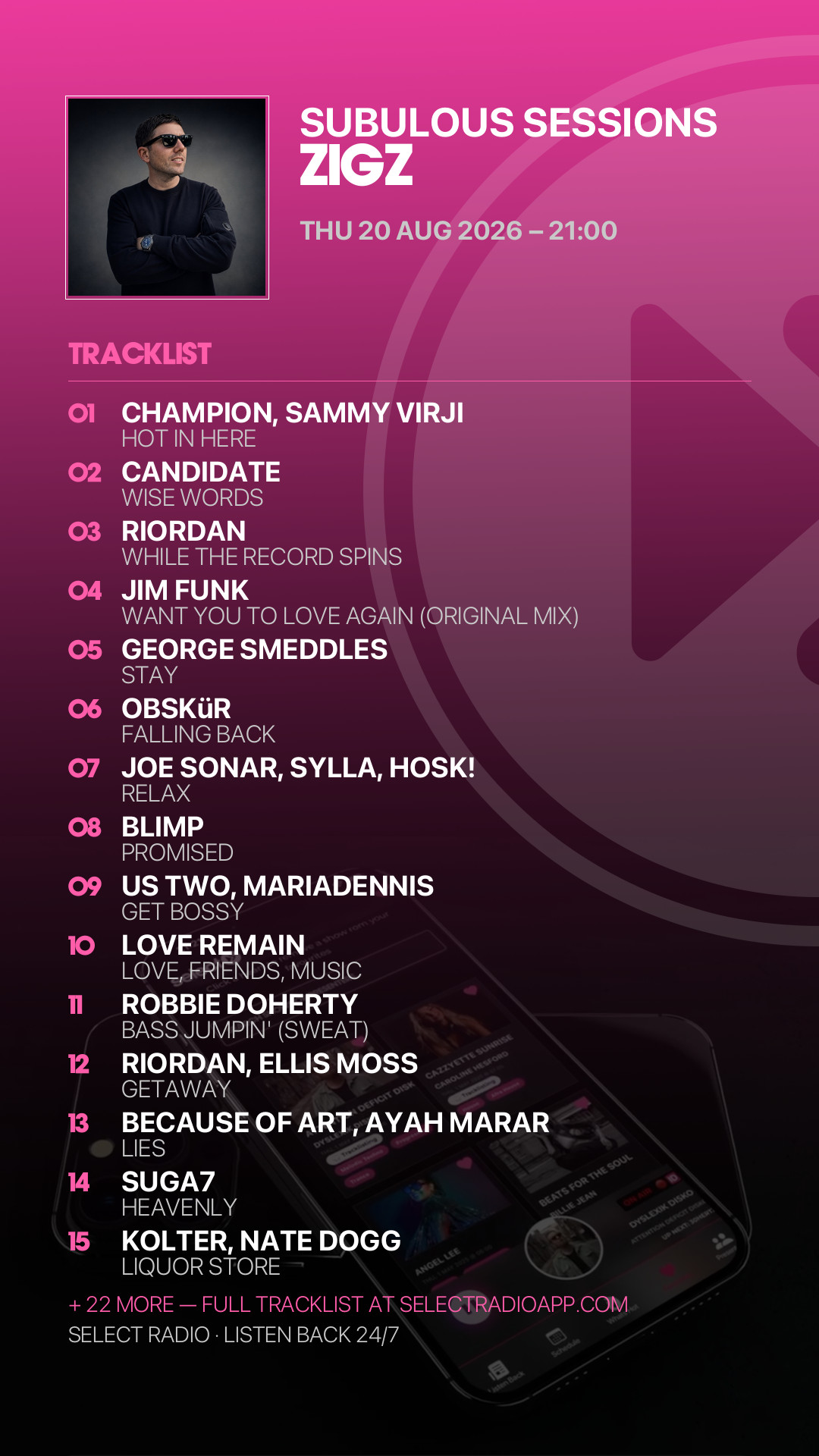 Tracklist Story Preview