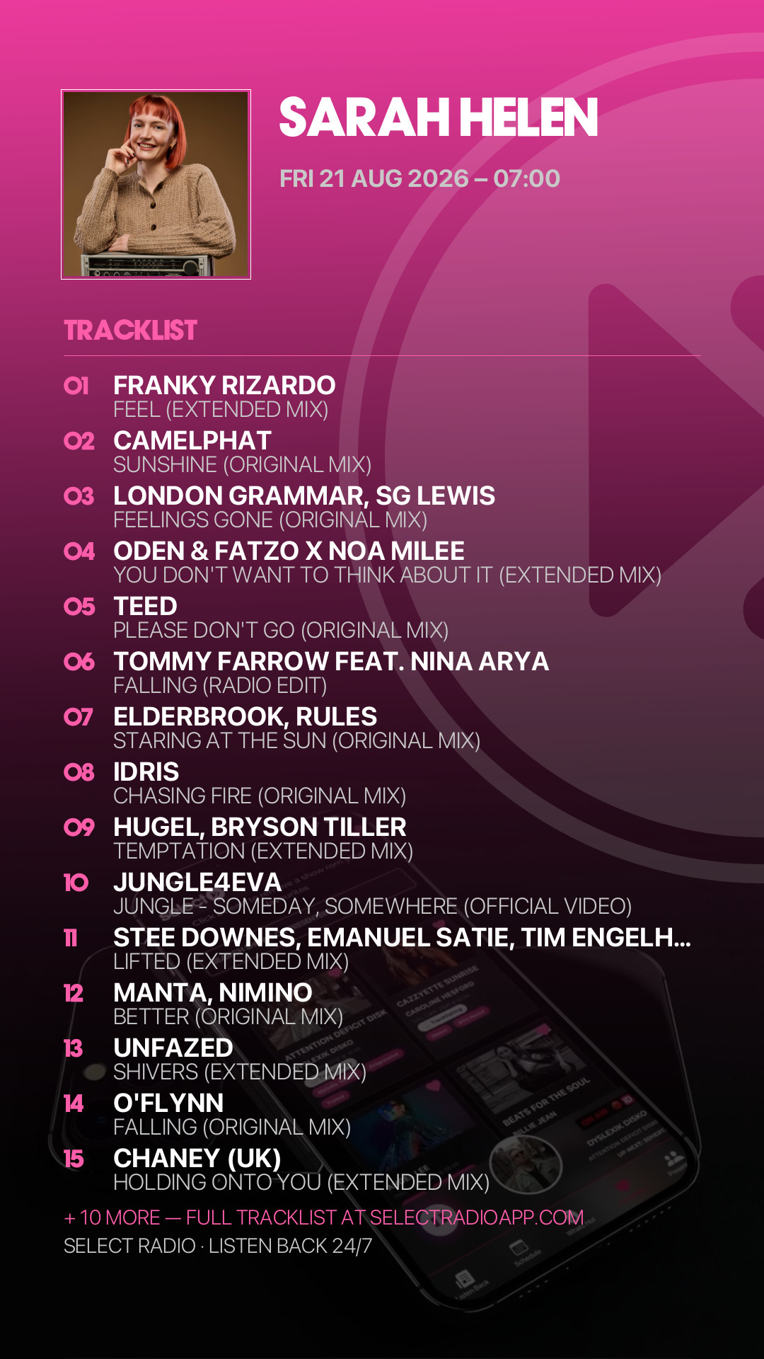 Tracklist Story Preview