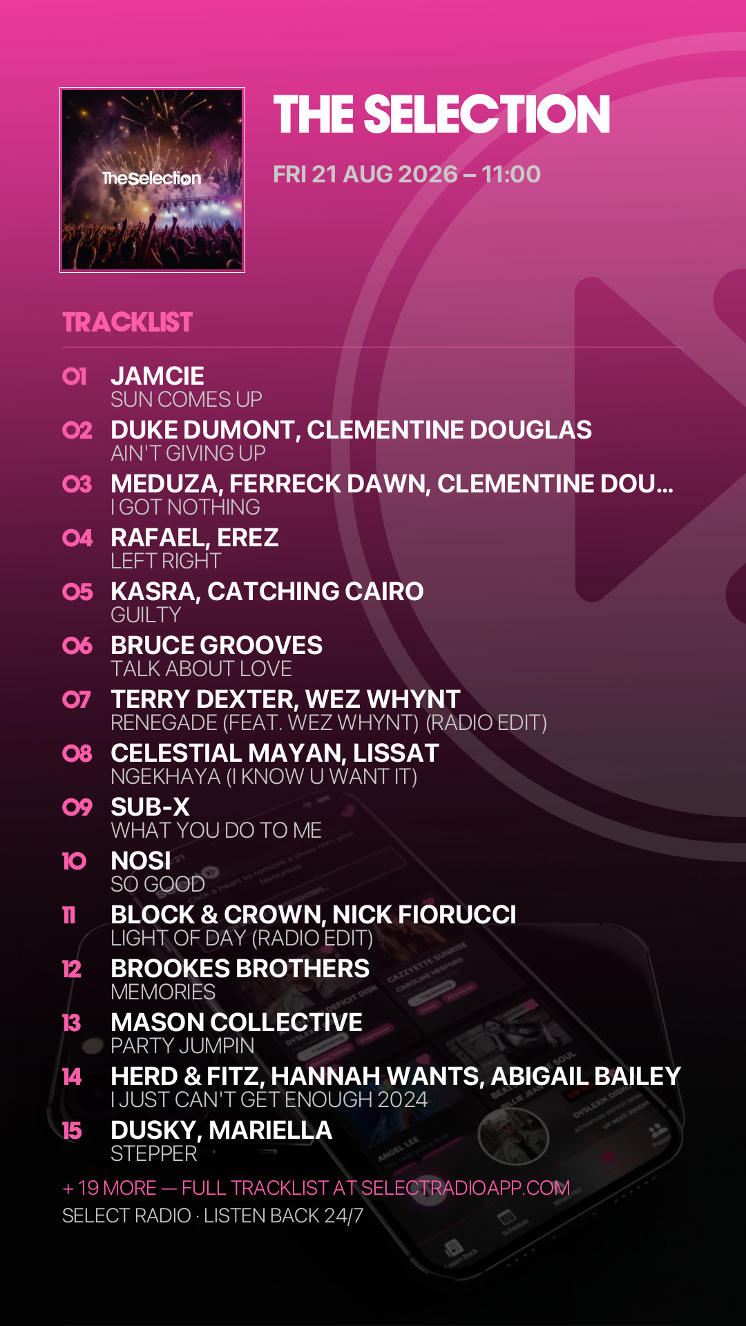 Tracklist Story Preview