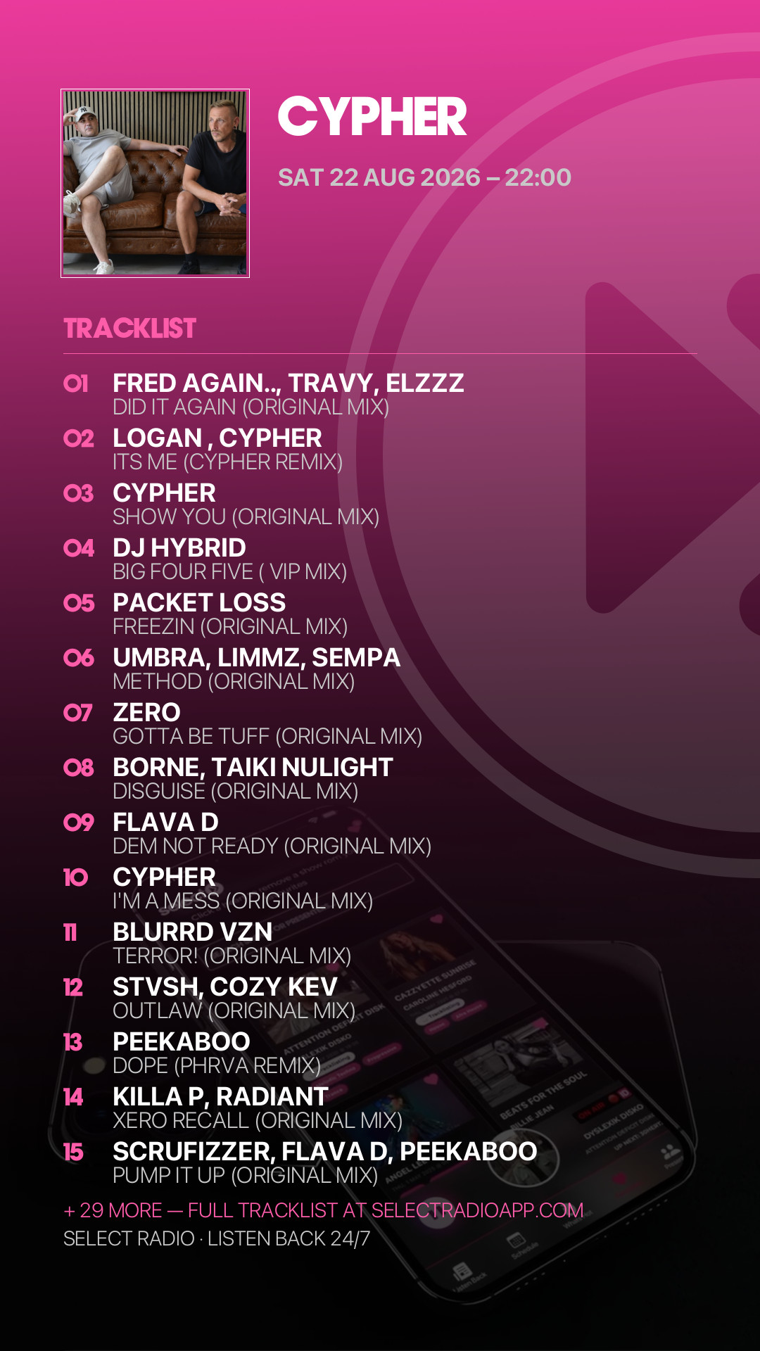 Tracklist Story Preview