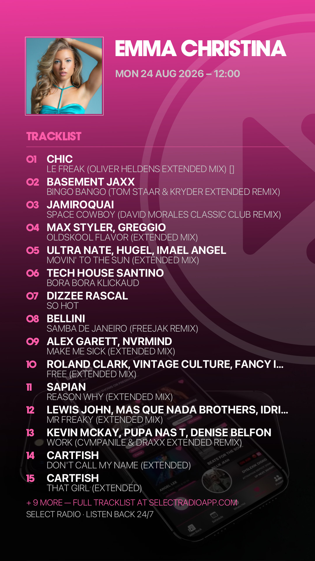 Tracklist Story Preview
