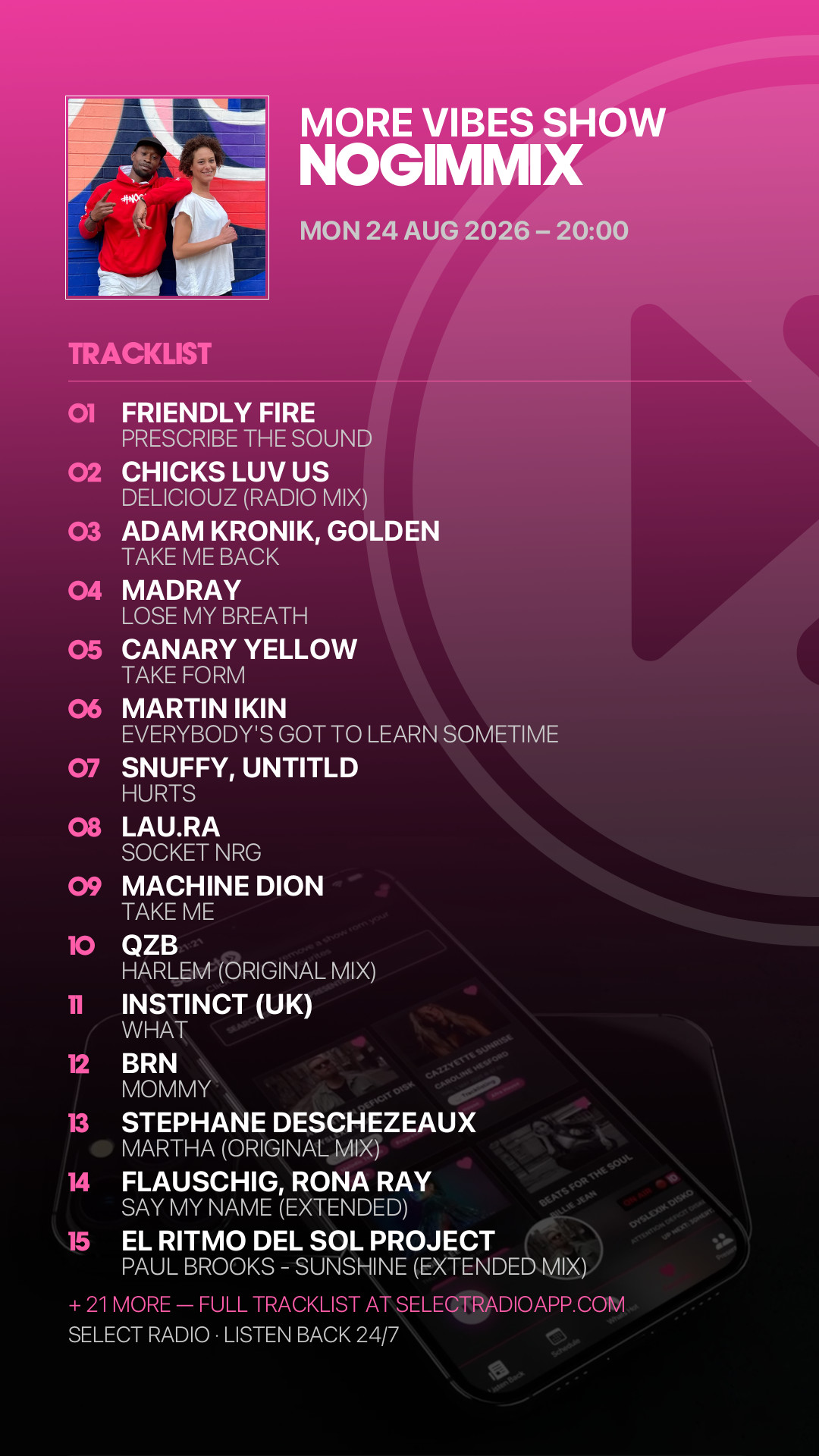 Tracklist Story Preview