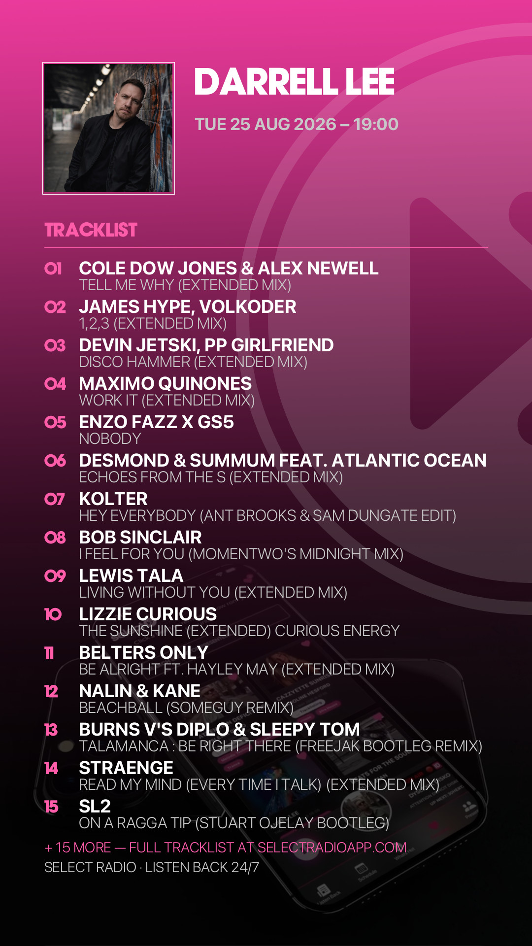 Tracklist Story Preview