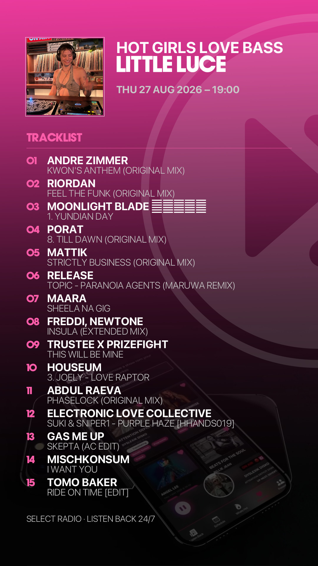 Tracklist Story Preview